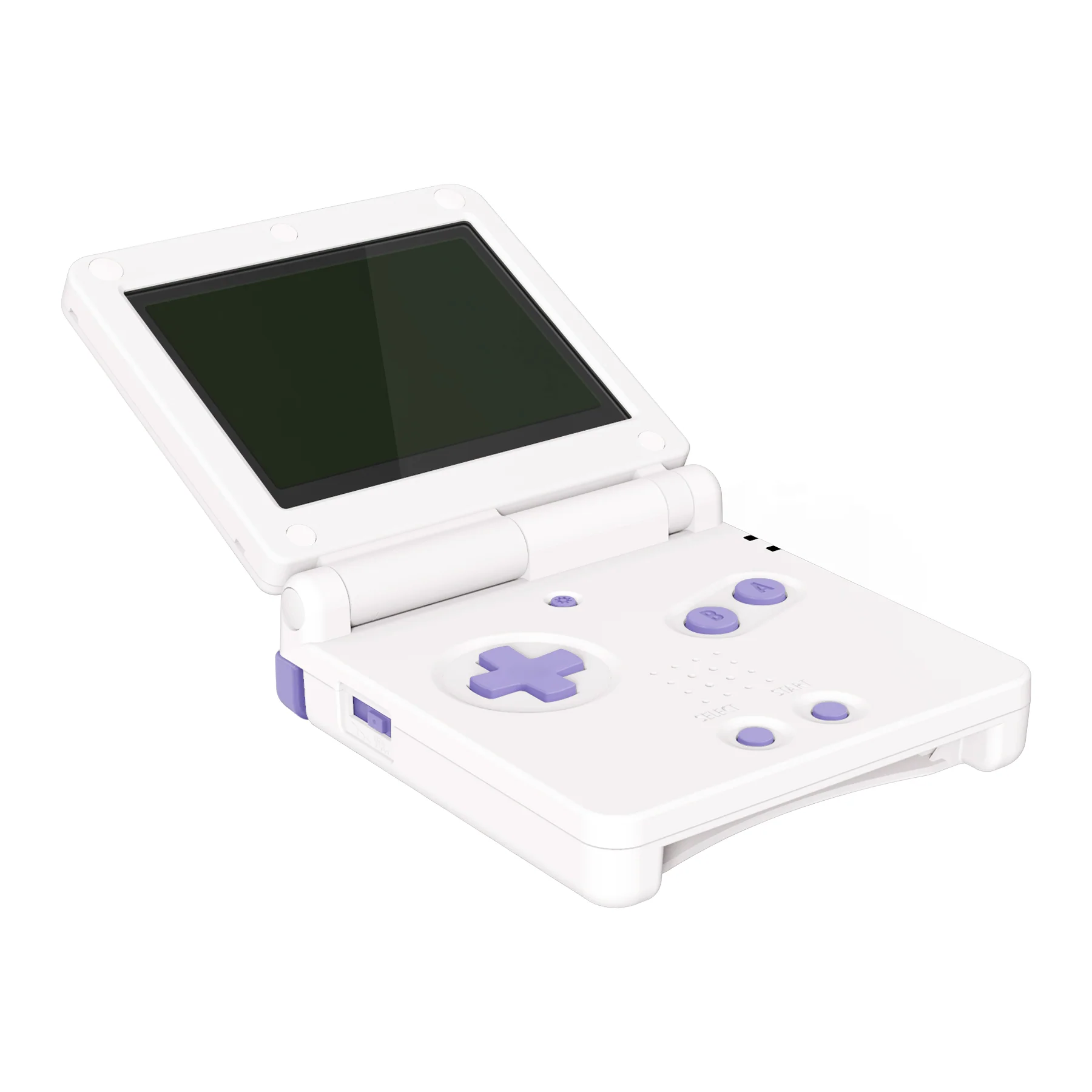 eXtremeRate Custom Replacement Full Set Buttons for Gameboy Advance SP GBA SP Console - 16Bits Light Violet - Image 4
