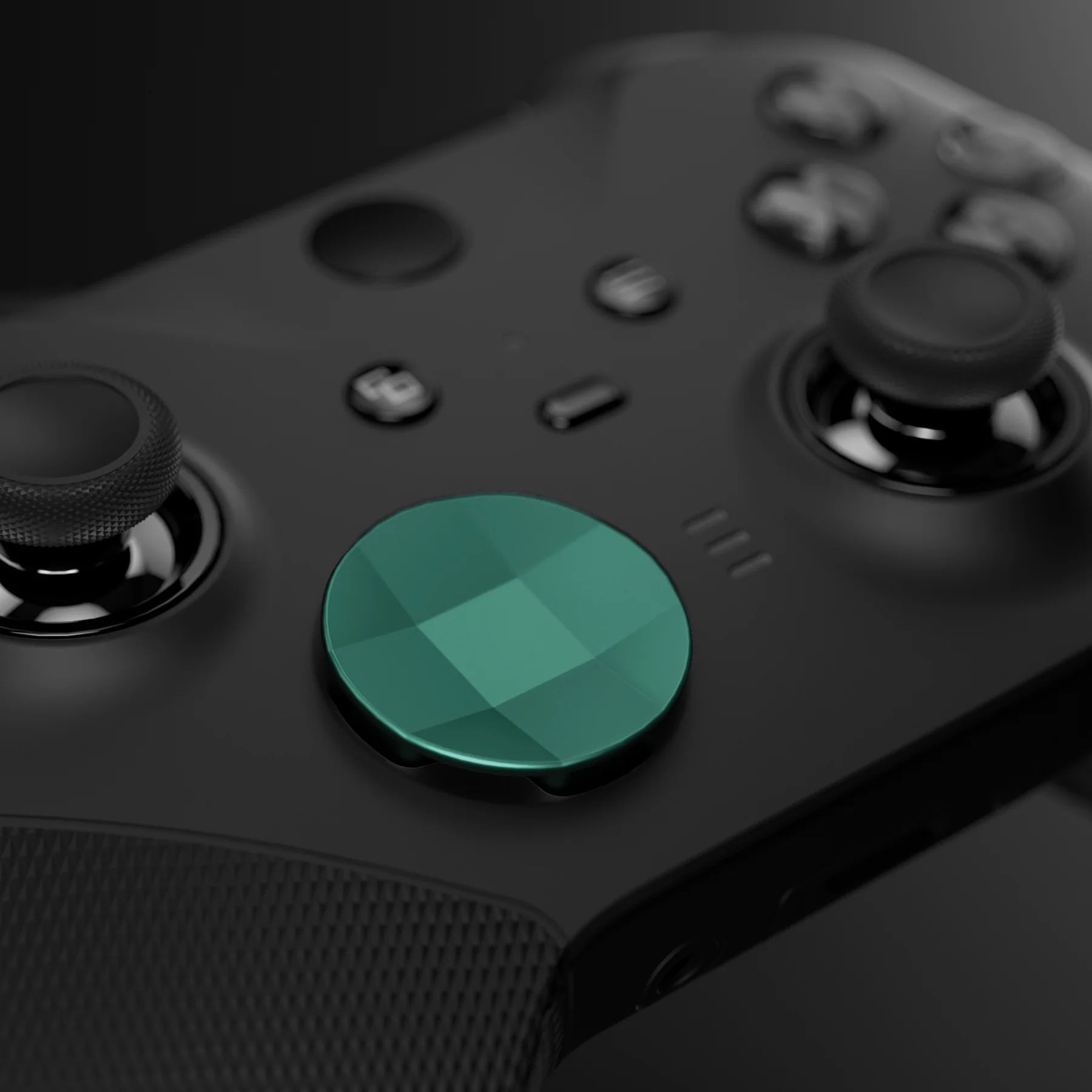 eXtremeRate 2 pcs Metalic Magnetic Stainless Steel D-Pads for Xbox One Elite (Model 1698) & Xbox One Elite Series 2 & Elite 2 Core Controller (Model 1797) - Aqua Green - Image 5