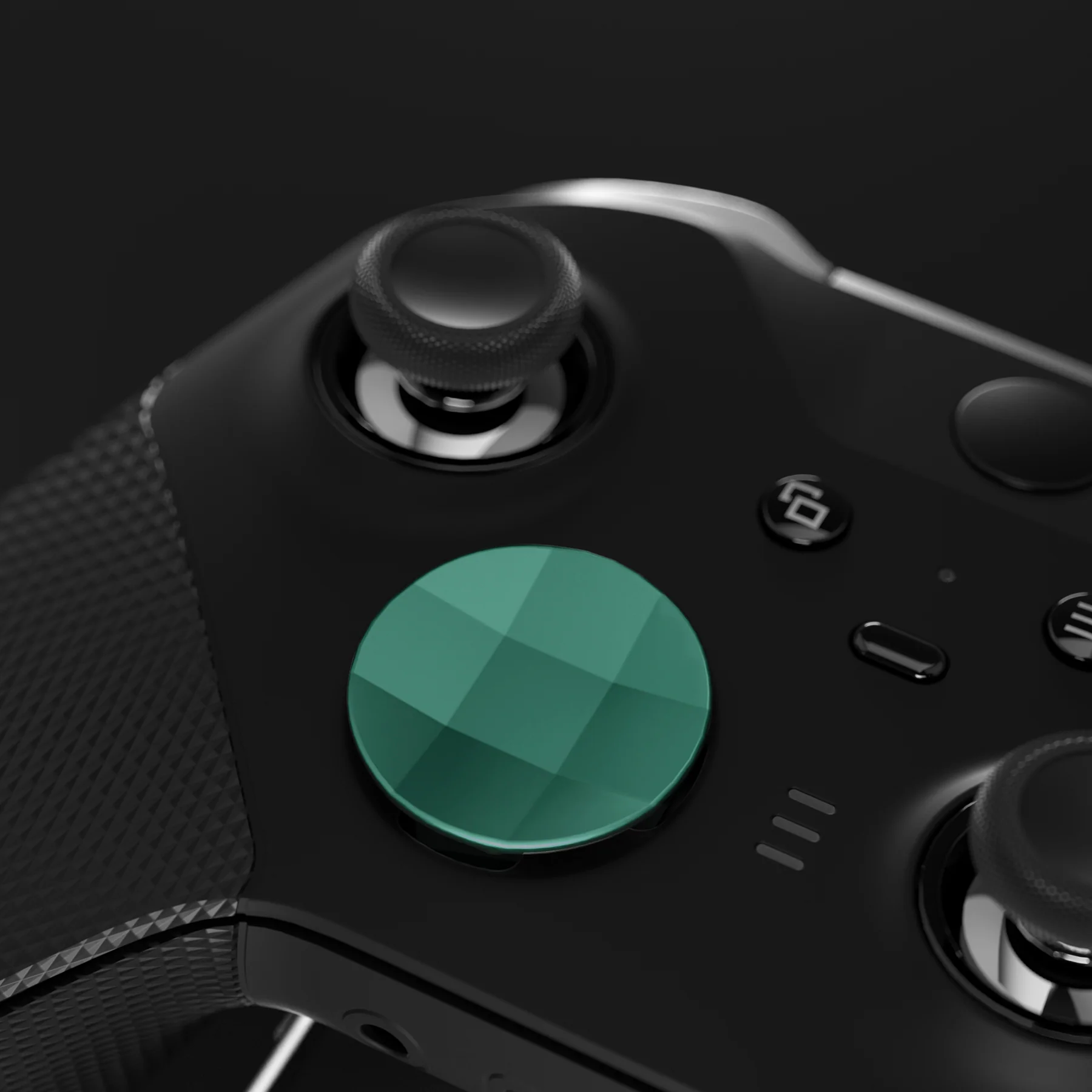 eXtremeRate 2 pcs Metalic Magnetic Stainless Steel D-Pads for Xbox One Elite (Model 1698) & Xbox One Elite Series 2 & Elite 2 Core Controller (Model 1797) - Aqua Green - Image 7