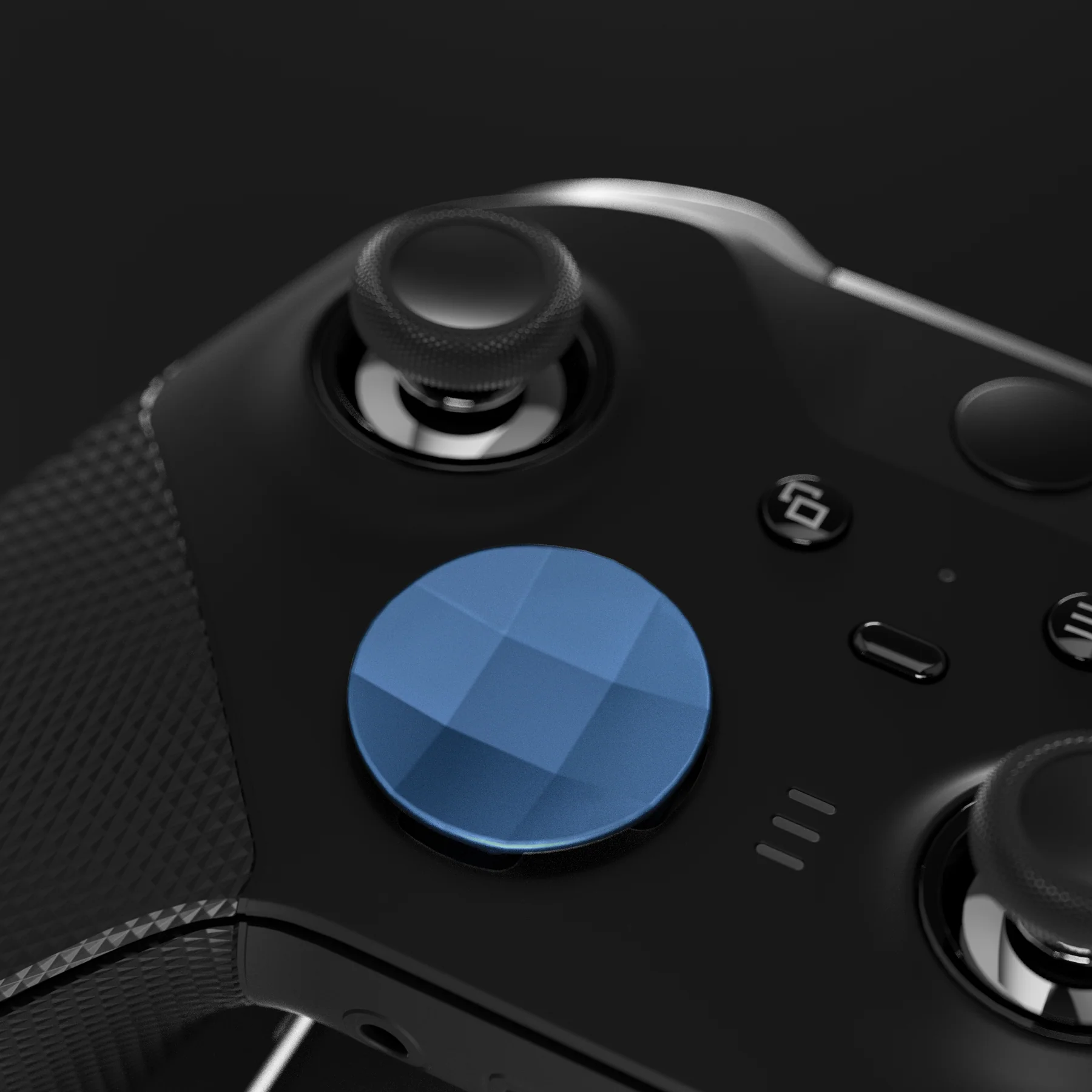 eXtremeRate 2 pcs Metalic Magnetic Stainless Steel D-Pads for Xbox One Elite (Model 1698) & Xbox One Elite Series 2 & Elite 2 Core Controller (Model 1797) - Neptune Blue - Image 7