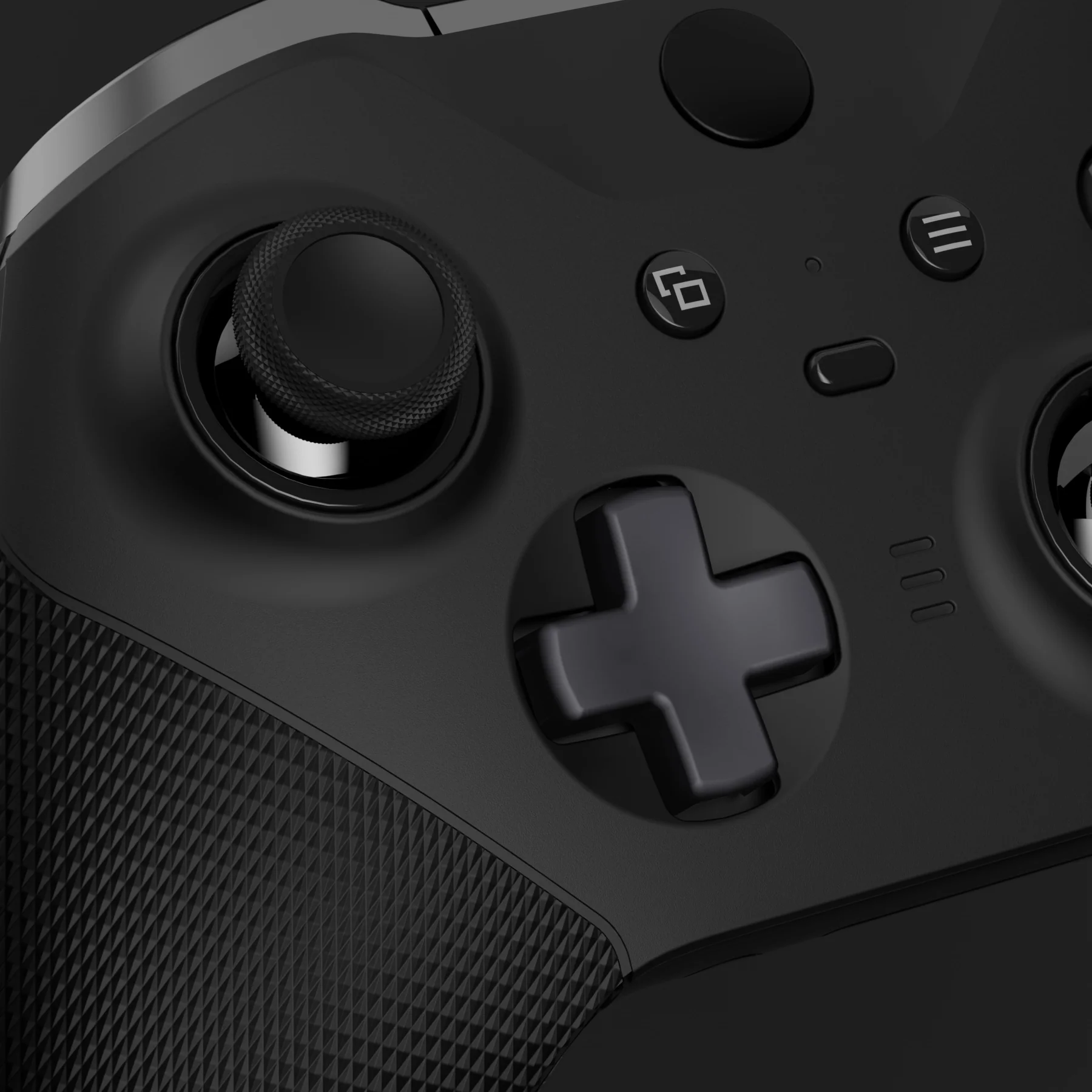 eXtremeRate 6 in 1 Replacement Metallic Magnetic Stainless Steel Back Paddles and D-Pads Kits for Xbox One Elite & Xbox Elite Series 2 & Elite 2 Core Controller - Black - Image 4