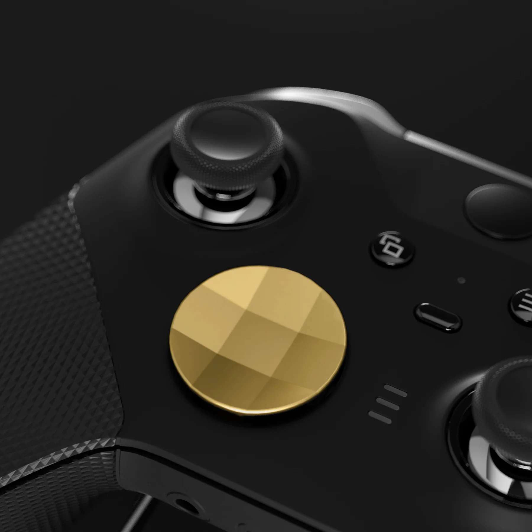 eXtremeRate 6 in 1 Replacement Metallic Magnetic Stainless Steel Back Paddles and D-Pads Kits for Xbox One Elite & Xbox Elite Series 2 & Elite 2 Core Controller - Hero Gold - Image 5