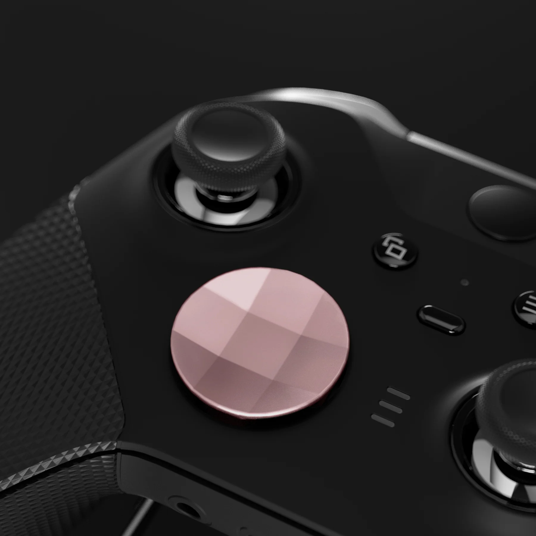 eXtremeRate 6 in 1 Replacement Metallic Magnetic Stainless Steel Back Paddles and D-Pads Kits for Xbox One Elite & Xbox Elite Series 2 & Elite 2 Core Controller - Rose Gold - Image 5