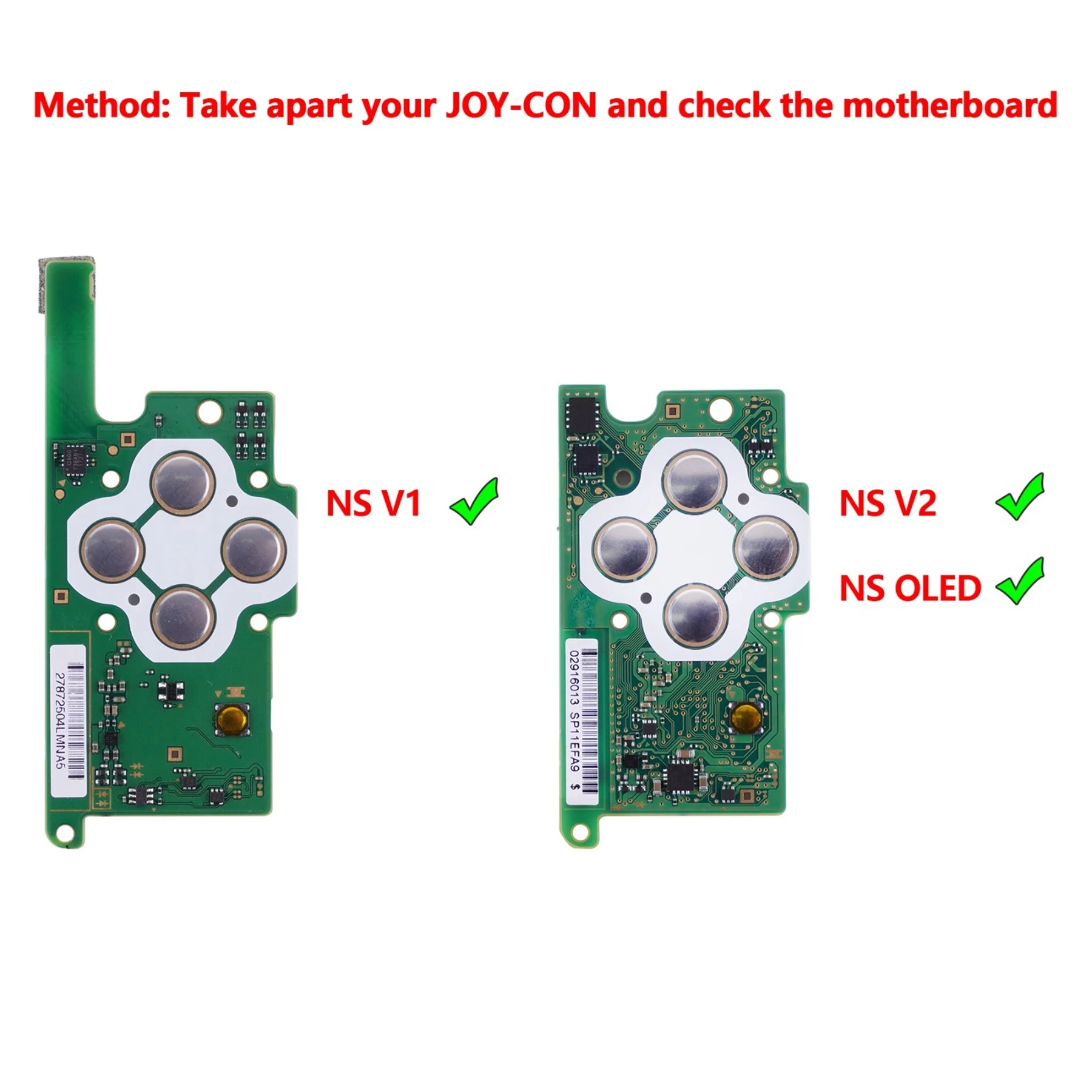 eXtremeRate Multi-Colors Luminated Buttons DFS LED Kit for NS Switch & Switch OLED Model Joycon - Chrome Gold - Image 3
