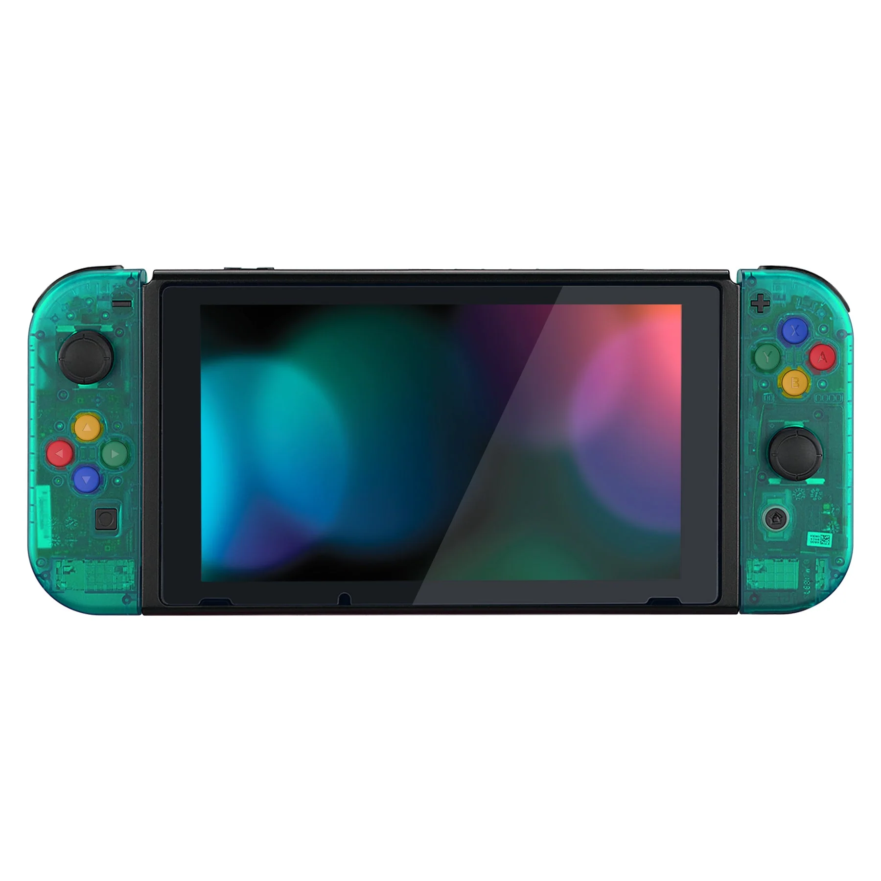 eXtremeRate Replacement Full Set Shells with Buttons for Nintendo Switch - Emerald Green - Image 6