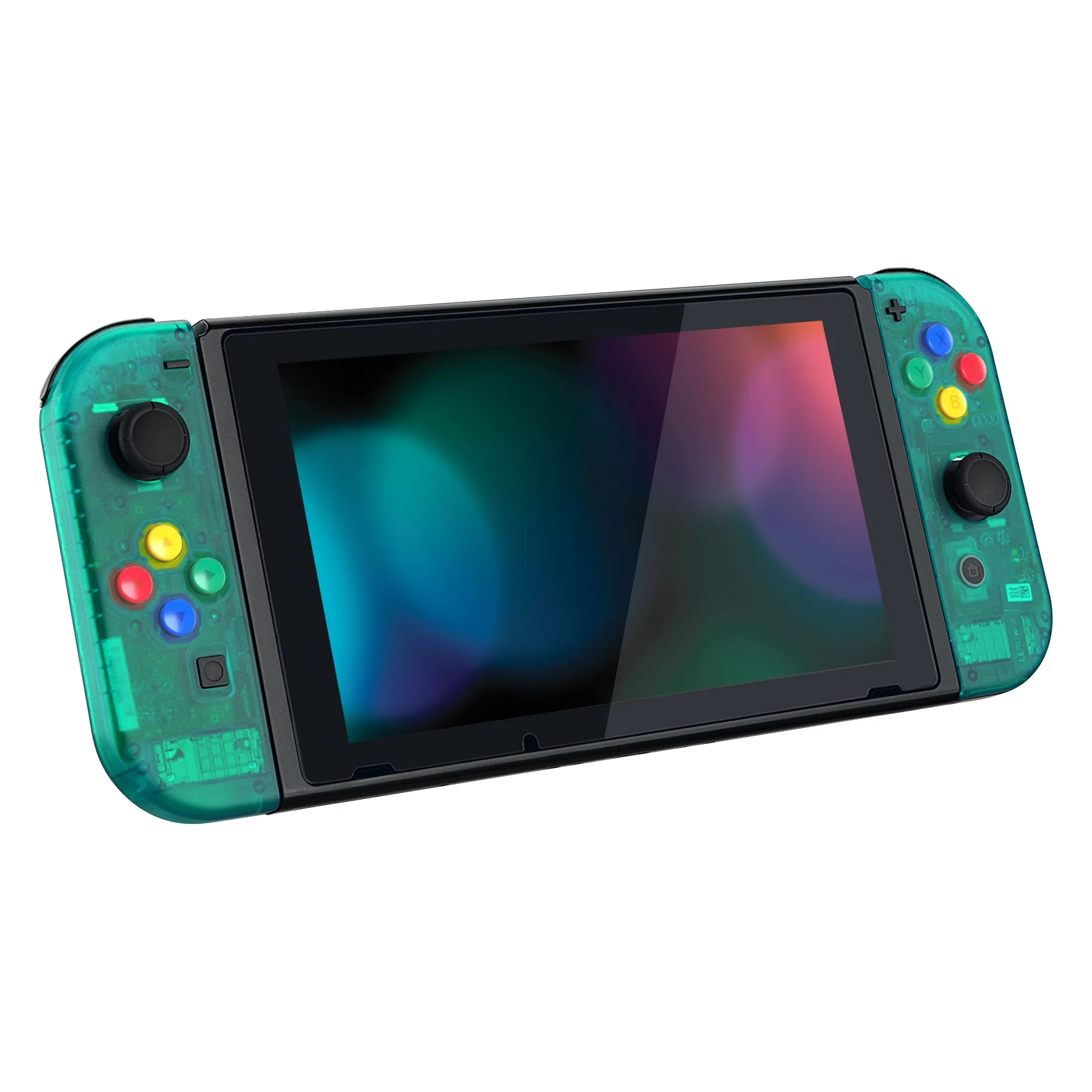 eXtremeRate Replacement Full Set Shells with Buttons for Nintendo Switch - Emerald Green - Image 7
