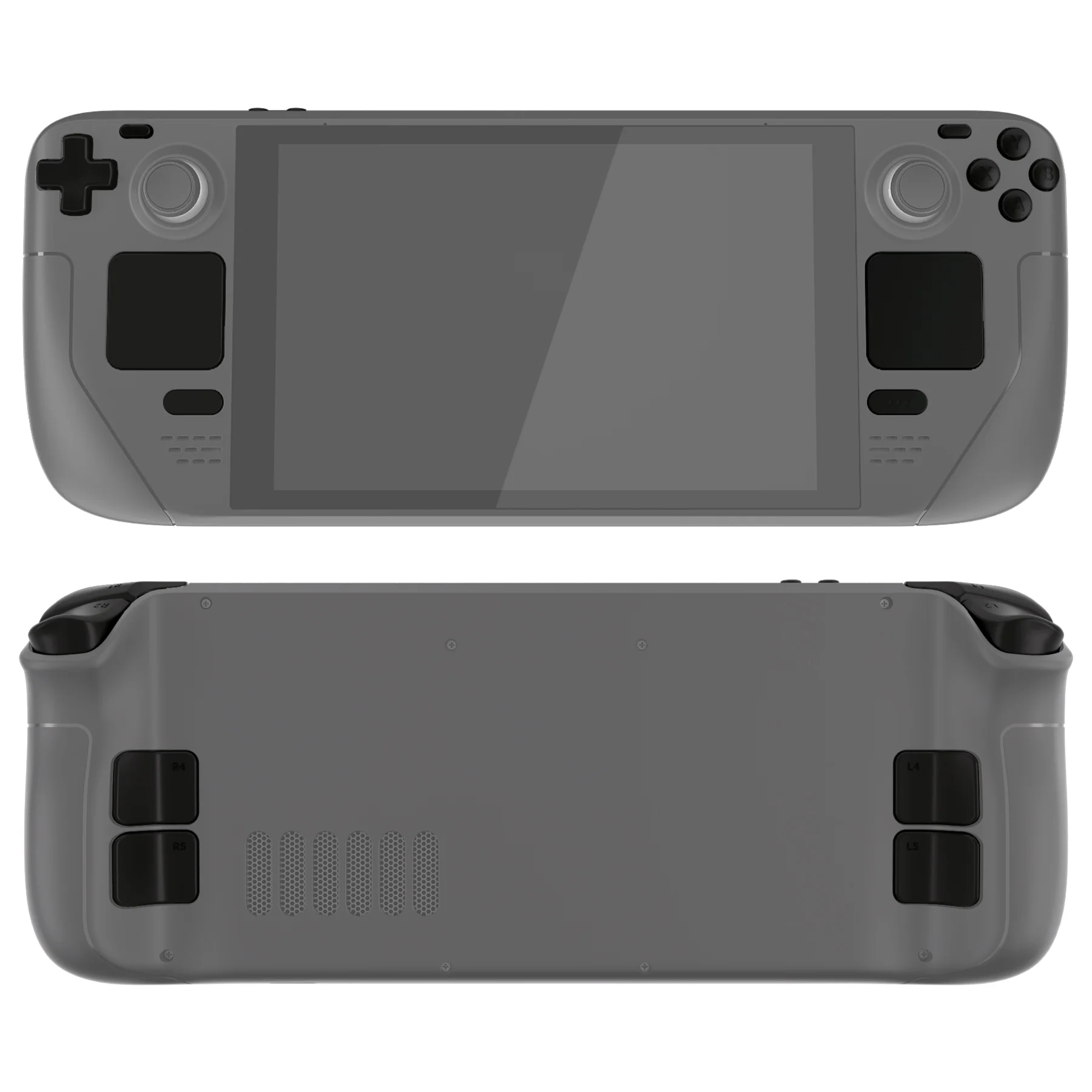 eXtremeRate Replacement Full Set Buttons for Steam Deck LCD - Black