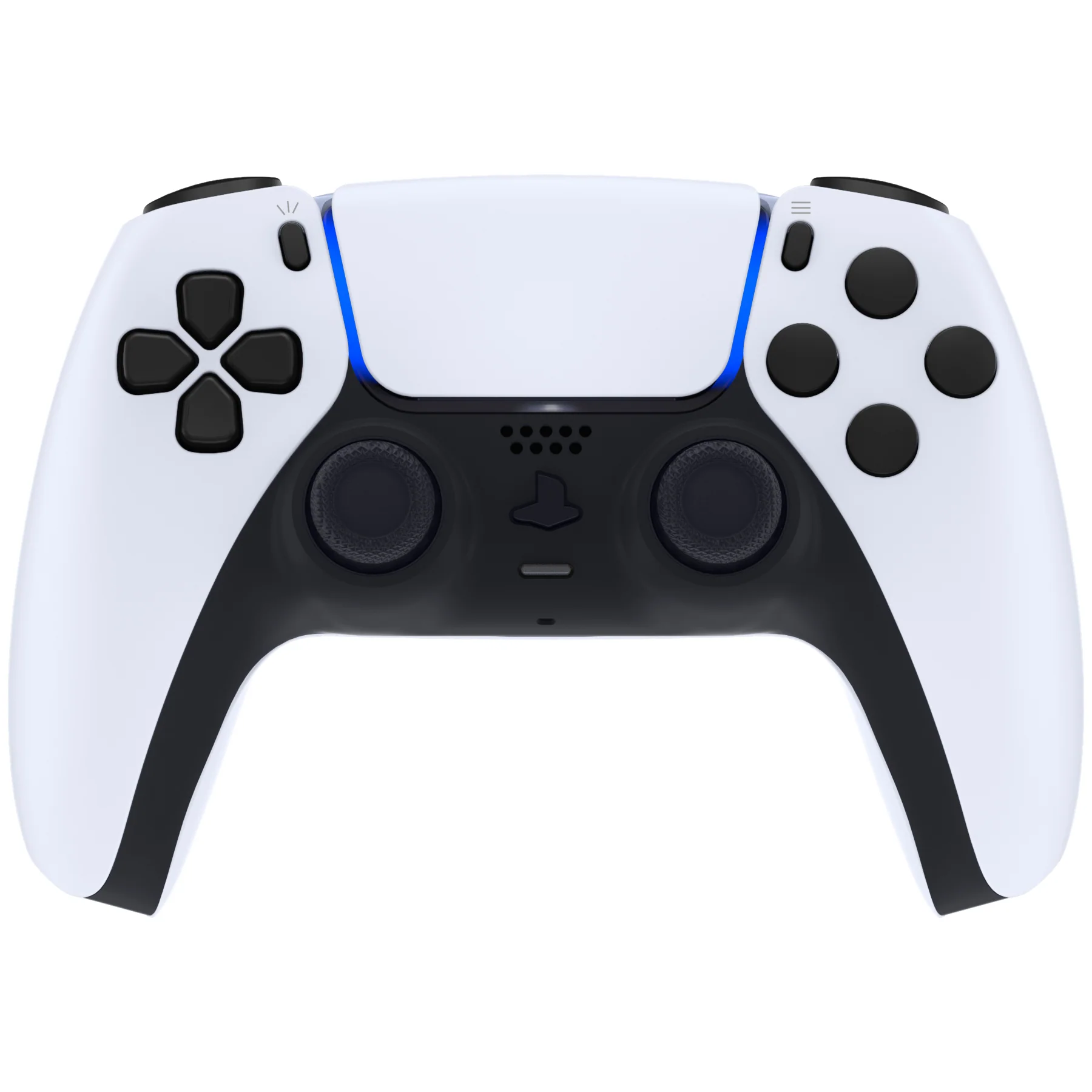 eXtremeRate Replacement Full Set Buttons Compatible with PS5 Controller BDM-030/040/050/060 - Black - Image 4