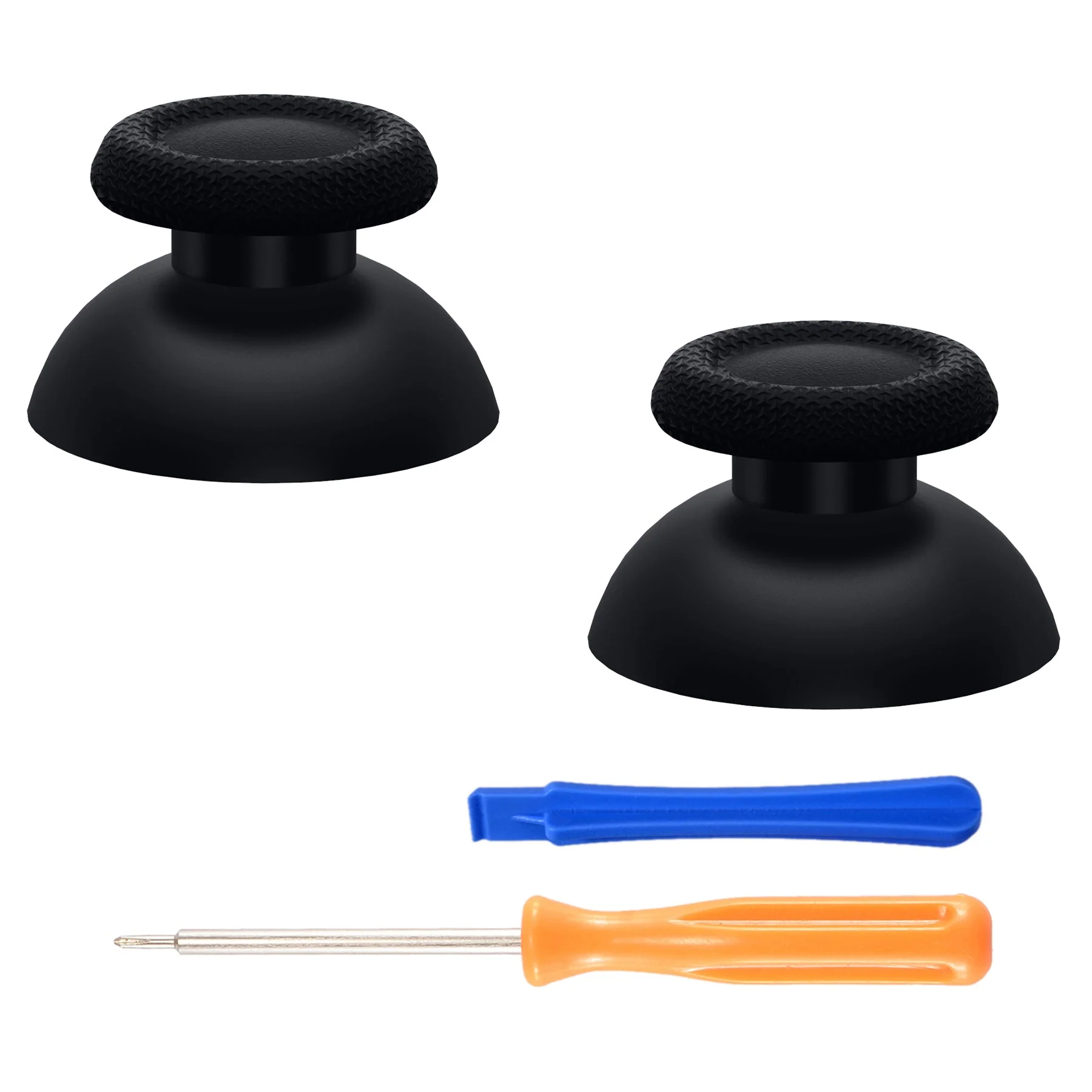 eXtremeRate Replacement Thumbsticks Analog Stick Joystick Compatible with PS5 & PS4 All Model Controller - Black