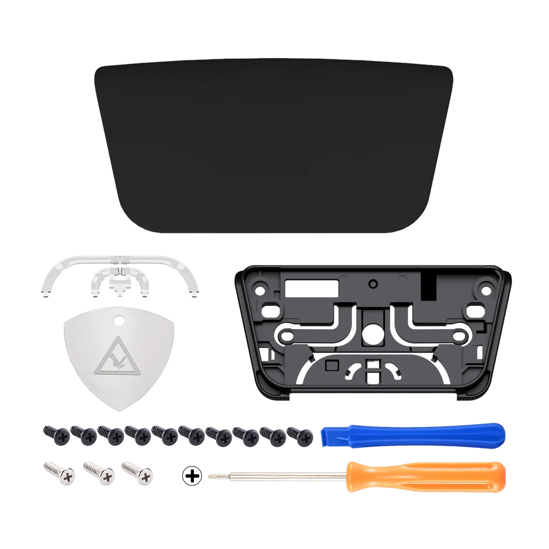 eXtremeRate Replacement Custom Touchpad Cover Compatible with PS5 Controller BDM-010/020/030/040/050/060 - Black - Image 2