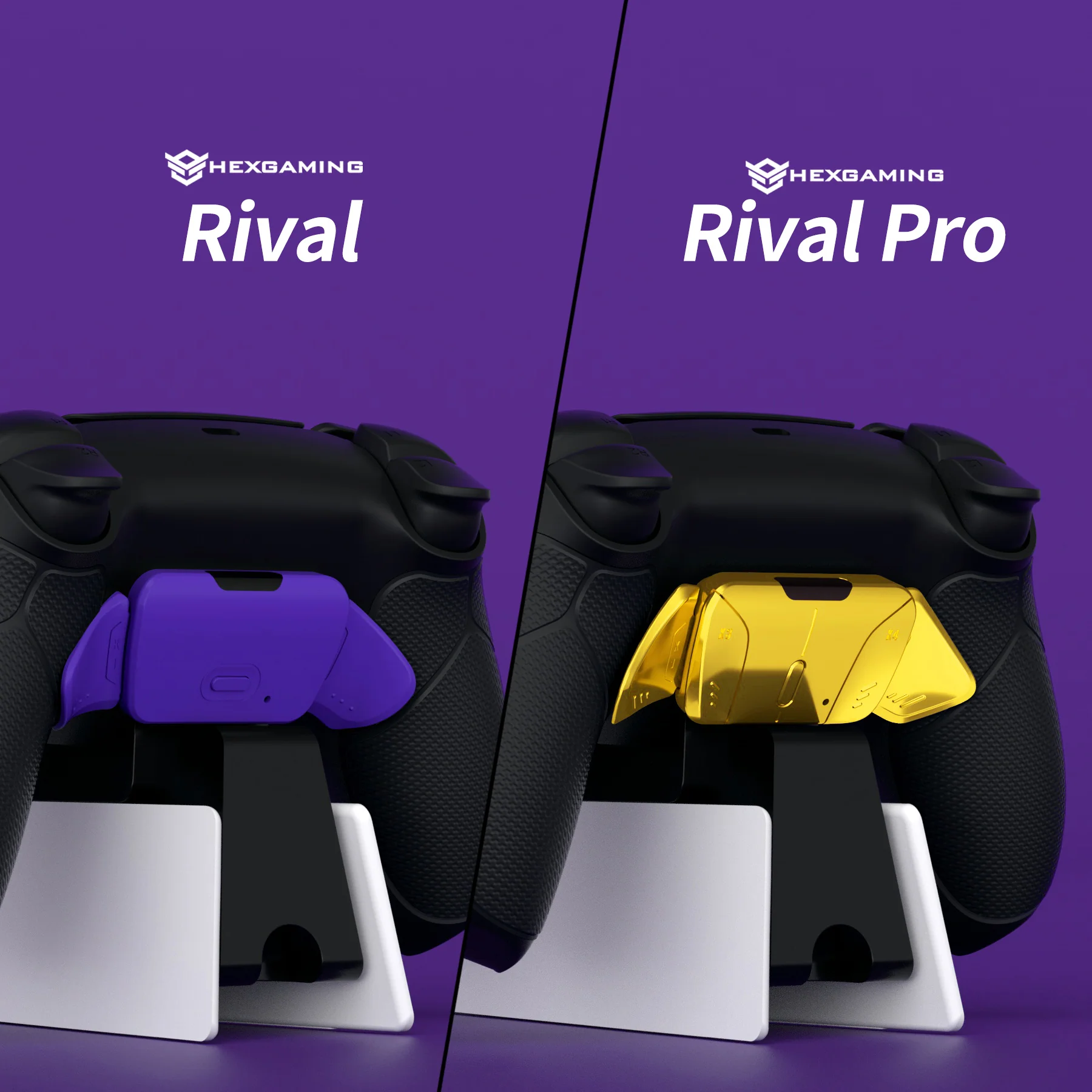 eXtremeRate Black RiseDock Kit Extension Stand for PS5 Controller Charging Dock eXtremeRate RISE & RISE4 Remap Kit, Redesigned Charging Station Extenders for PS5 Controller HEXGAMING Rival, Rival Pro & Ultimate - ZQPFM001 - Image 5
