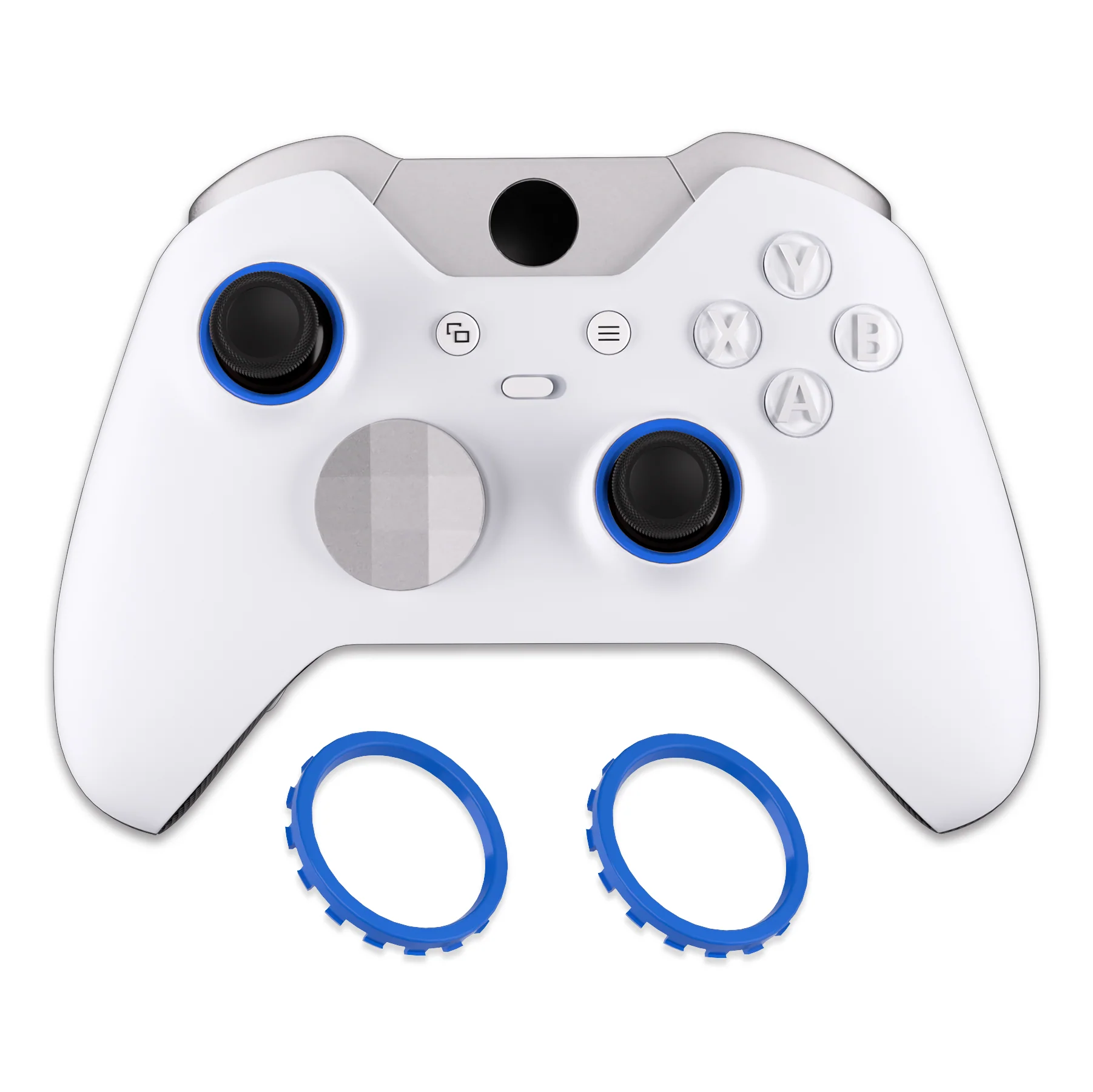 eXtremeRate Custom Accent Rings for Xbox Elite Series 2 Core & for Elite Series 2 & for Xbox One Elite Controller, Compatible with eXtremeRate ASR Version Shell for Xbox Series X/S Controller - Blue - Image 6