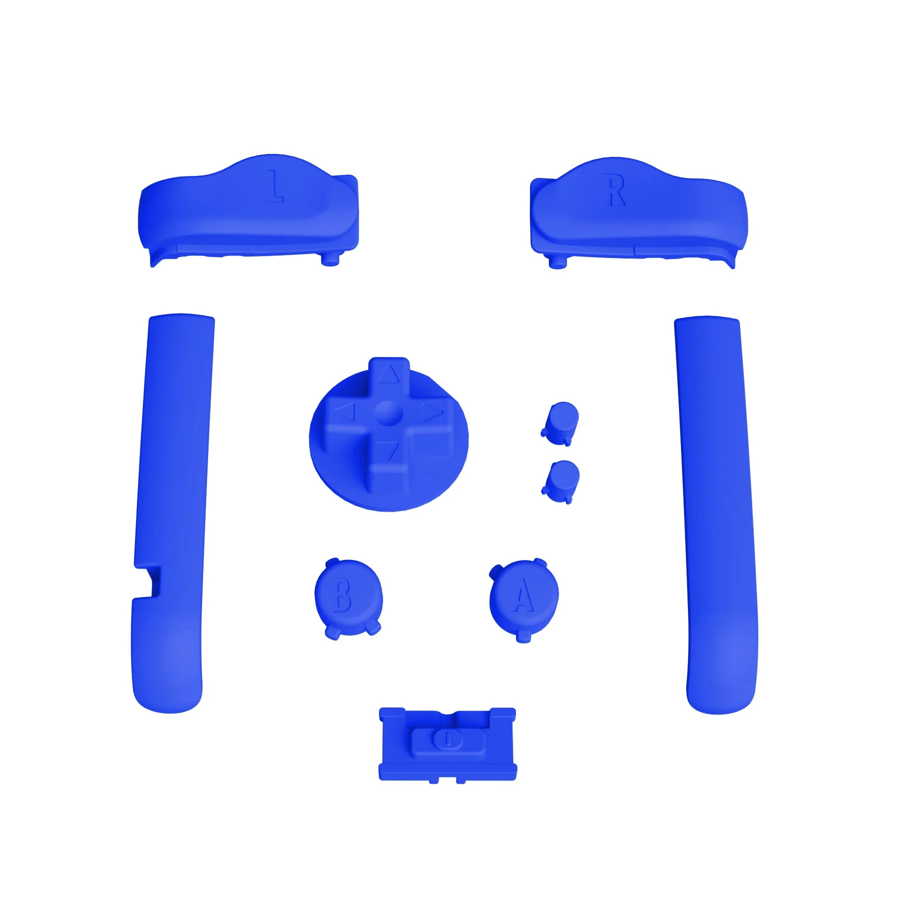 eXtremeRate GBA Replacement Full Set Buttons for Gameboy Advance - Blue - Image 2