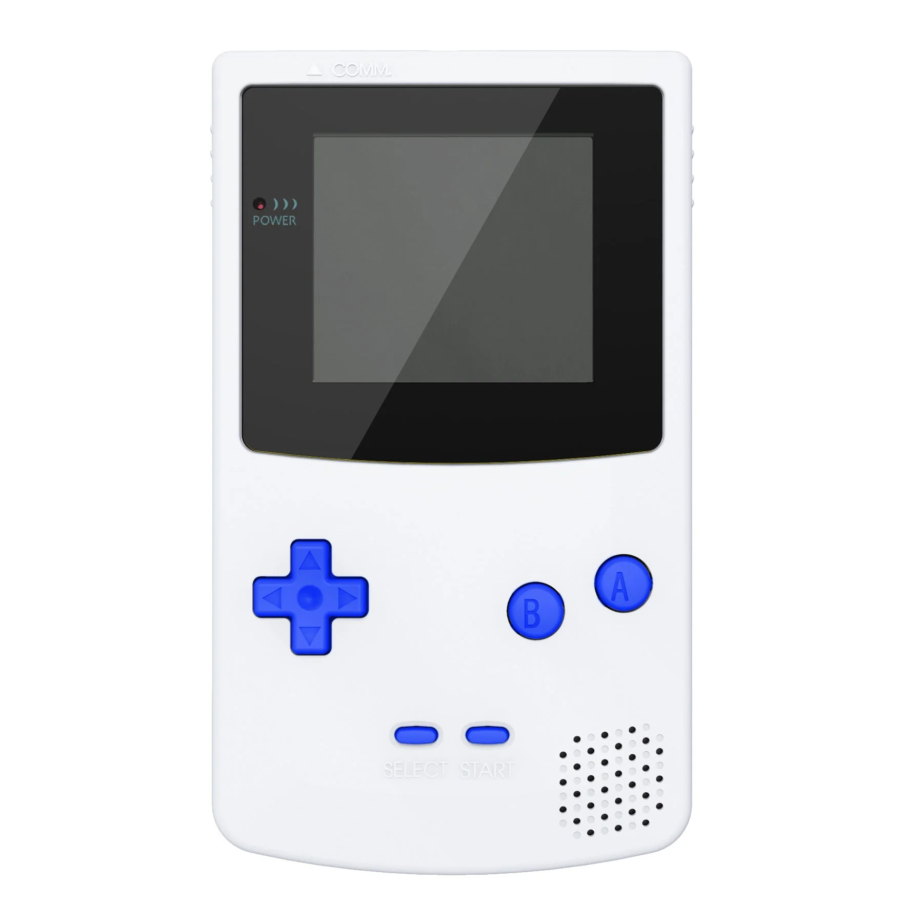 eXtremeRate Replacement Full Set Buttons for Gameboy Color GBC - Blue