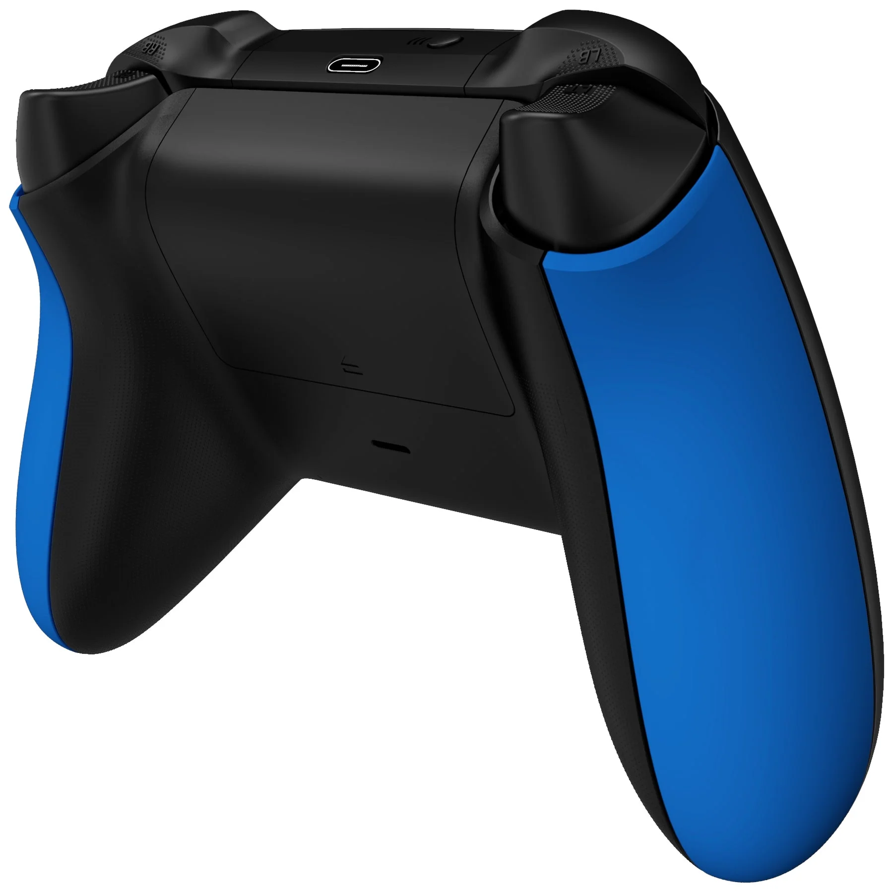 eXtremeRate Replacement Non-Slip Side Rails Grip Back Panels for Xbox Series X & S Controller - Blue
