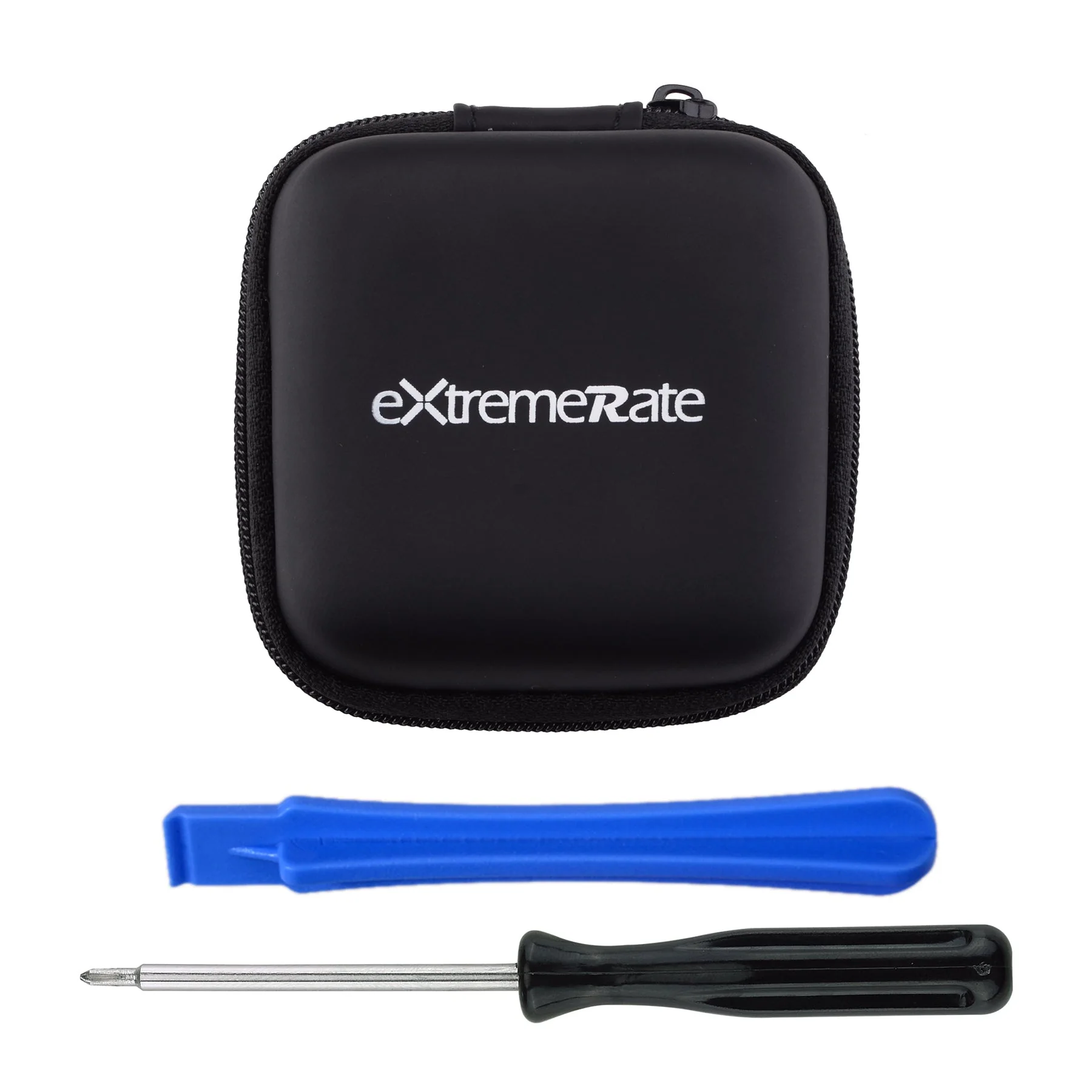 eXtremeRate ThumbsGear Interchangeable Ergonomic Thumbstick with 3 Height Domed and Concave Grips Adjustable Joystick for PS5 & PS4 Controller - Blue - Image 8
