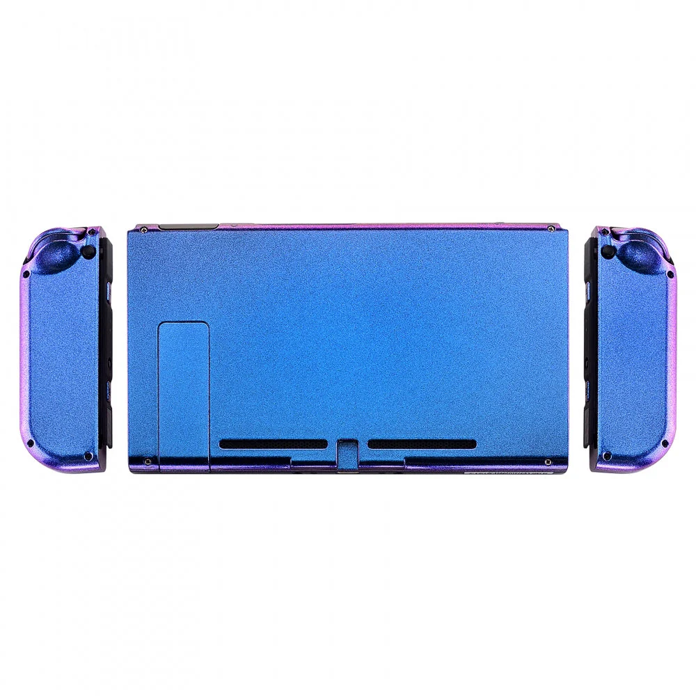 eXtremeRate Replacement Full Set Shells with Buttons for Nintendo Switch - Chameleon Purple Blue - Image 11