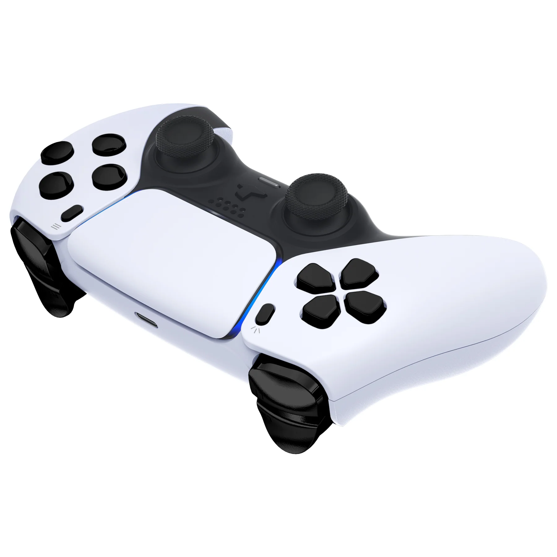 eXtremeRate Replacement Full Set Buttons Compatible with PS5 Controller BDM-010/020 - Chrome Black - Image 6