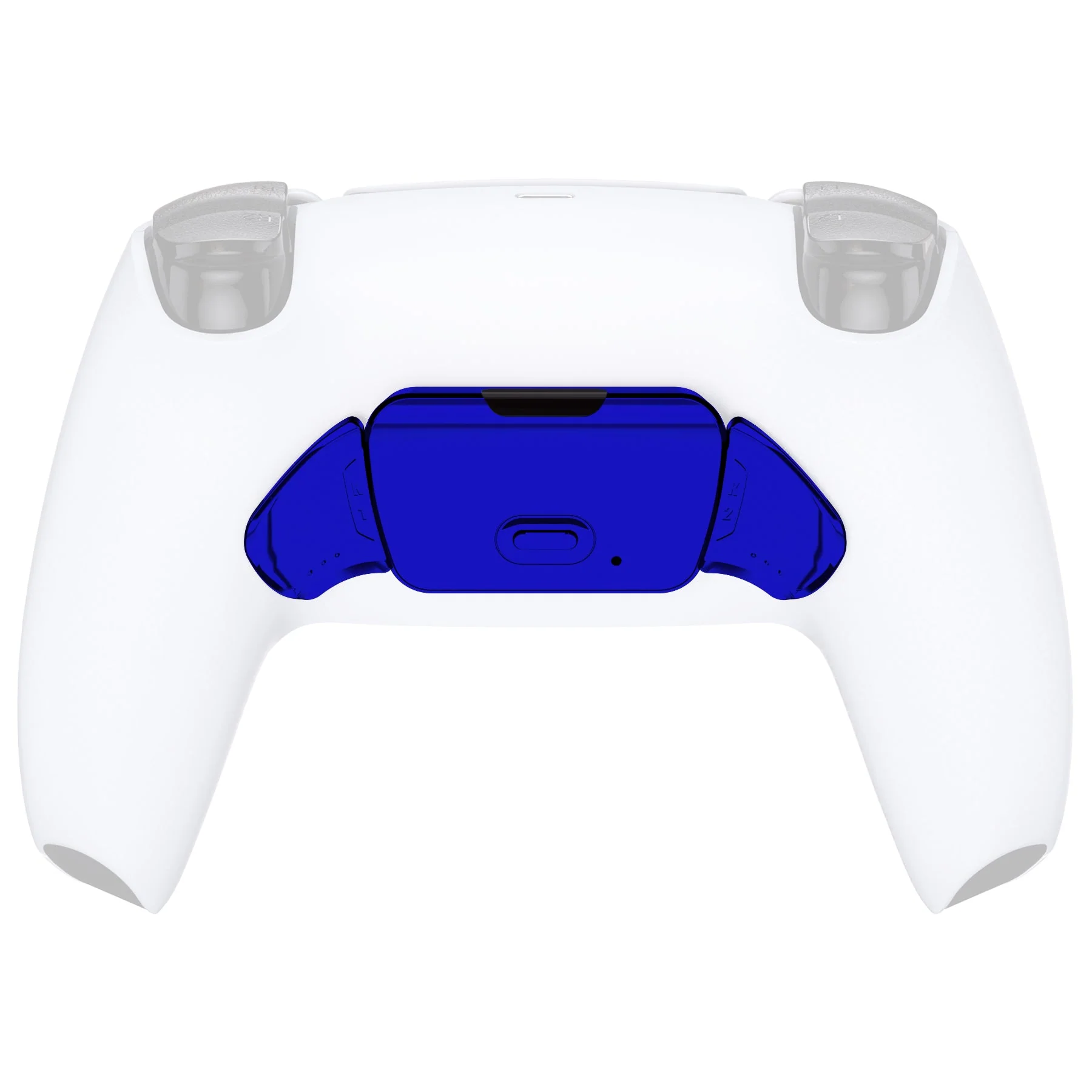 eXtremeRate Replacement Redesigned K1 K2 Back Buttons for eXtremerate RISE Remap Kit, Compatible with PS5 Controller - Chrome Blue