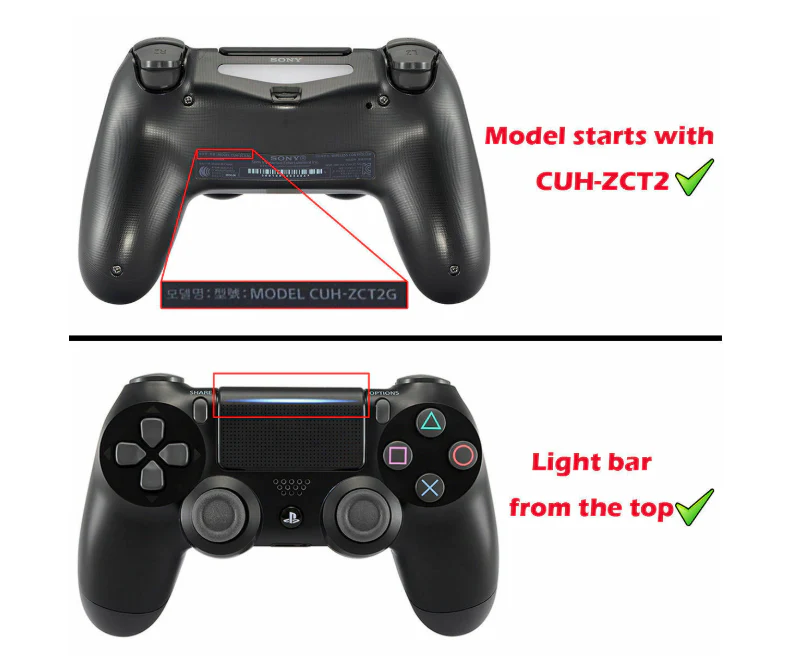 eXtremeRate Replacement Full Set Buttons Compatible with PS4 Slim Pro CUH-ZCT2 Controller - Chrome Gold - Image 3
