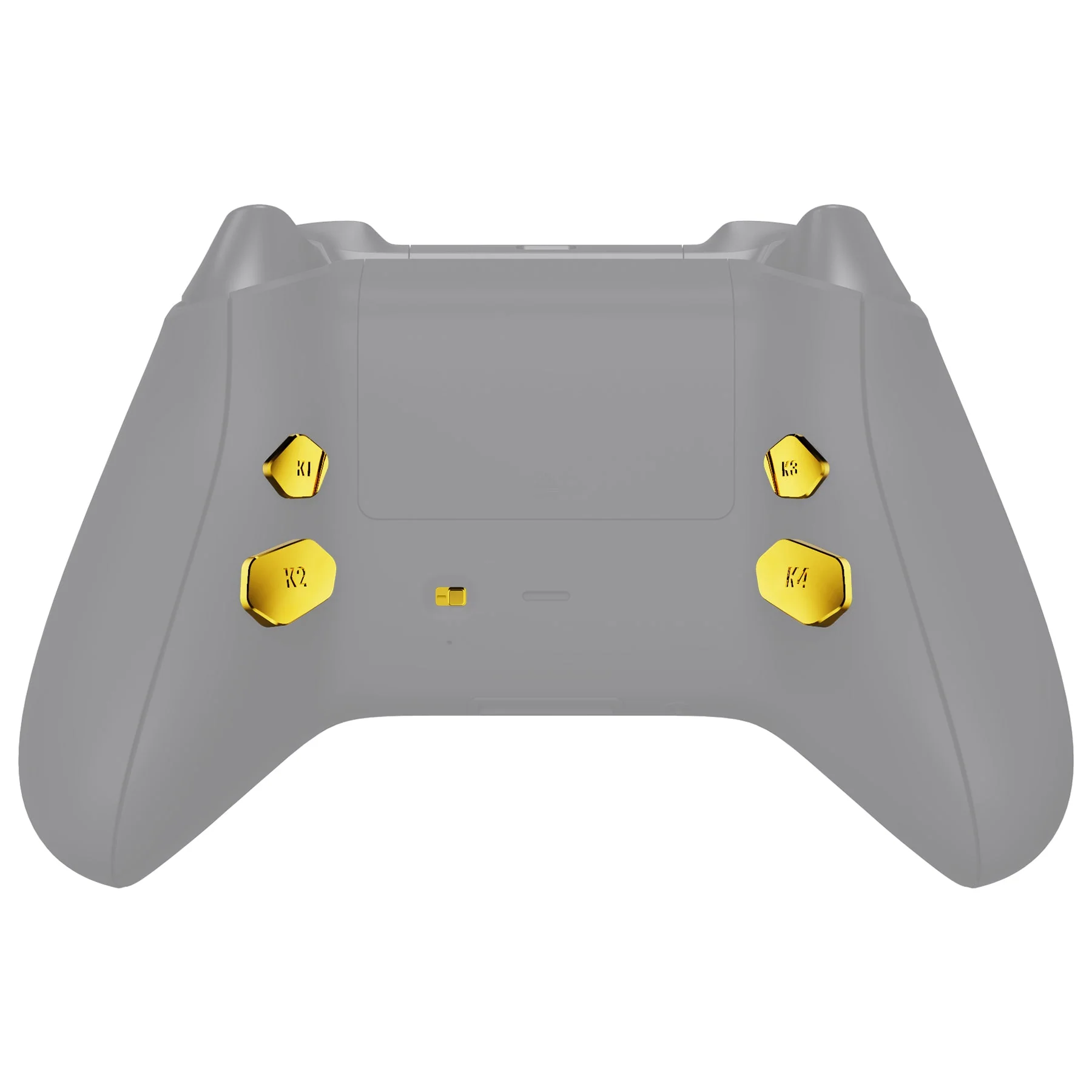 eXtremeRate Redesigned K1 K2 K3 K4 Back Buttons Paddles & Toggle Switch for eXtremerate Hope Remap Kit, Compatible with Xbox Series X/S Controller - Chrome Gold