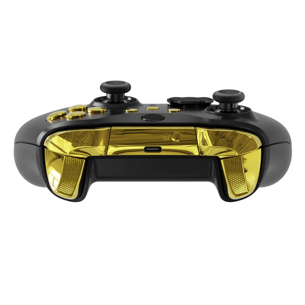 eXtremeRate Replacement Buttons Kit for Xbox One Elite Series 2 & Elite 2 Core Controller - Chrome Gold - Image 6