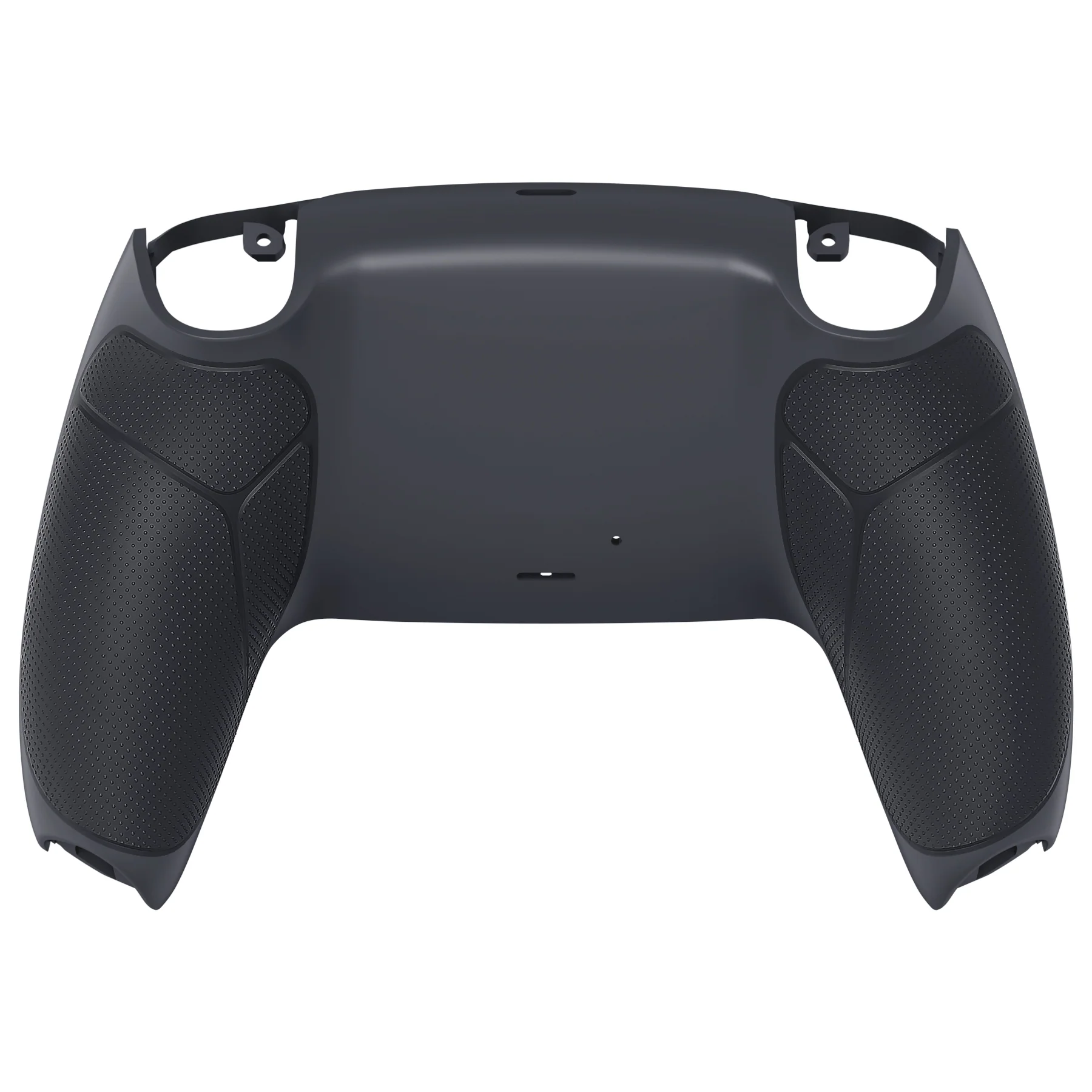 eXtremeRate Performance Grip Replacement Back Housing Bottom Shell Compatible with PS5 Controller BDM-010/020/030/040/050 - Rubberized Classic Gray & Dark Gray - Image 6
