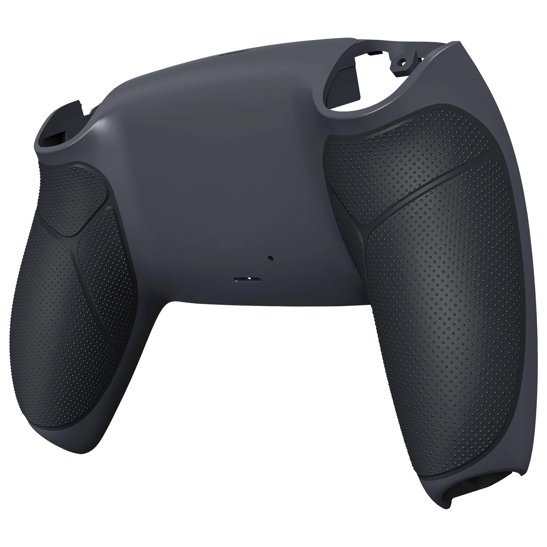 eXtremeRate Performance Grip Replacement Back Housing Bottom Shell Compatible with PS5 Controller BDM-010/020/030/040/050 - Rubberized Classic Gray & Dark Gray - Image 8