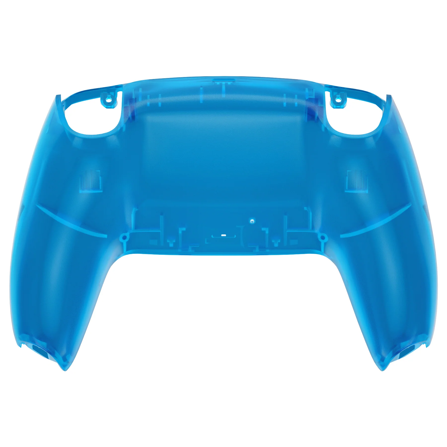 eXtremeRate Replacement Back Housing Bottom Shell Compatible with PS5 Controller BDM-010/020/030/040/050 - Clear Blue - Image 6
