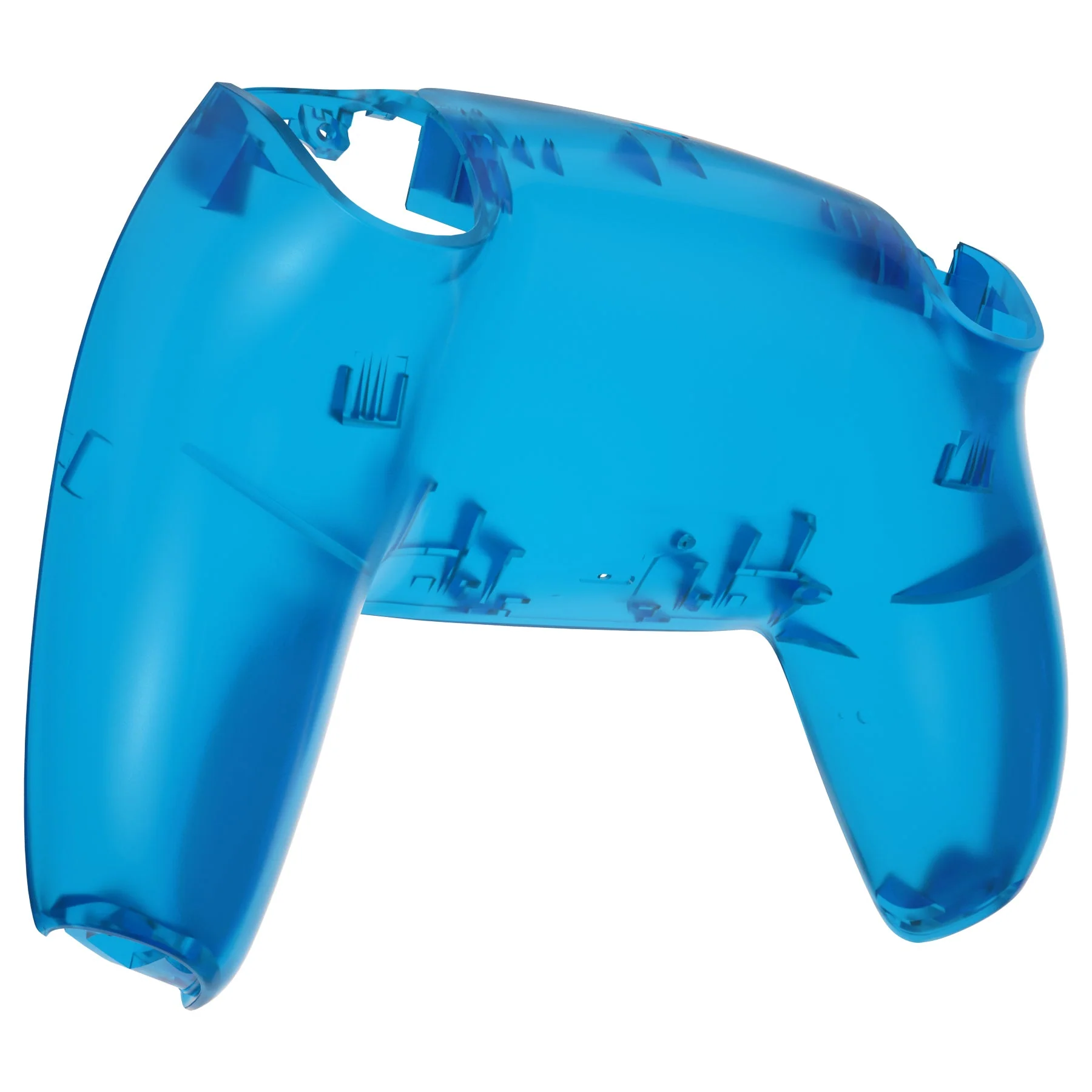 eXtremeRate Replacement Back Housing Bottom Shell Compatible with PS5 Controller BDM-010/020/030/040/050 - Clear Blue - Image 7