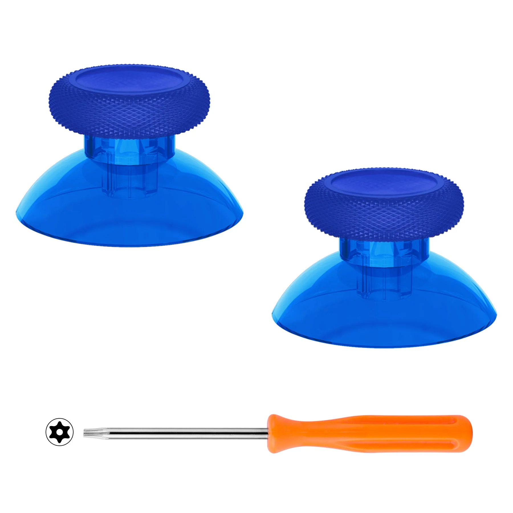 eXtremeRate Replacement Thumbsticks for Xbox Series X/S Controller & Xbox One X/S Controller & Xbox One Standard Controller & Xbox One Elite Controller - Clear Blue