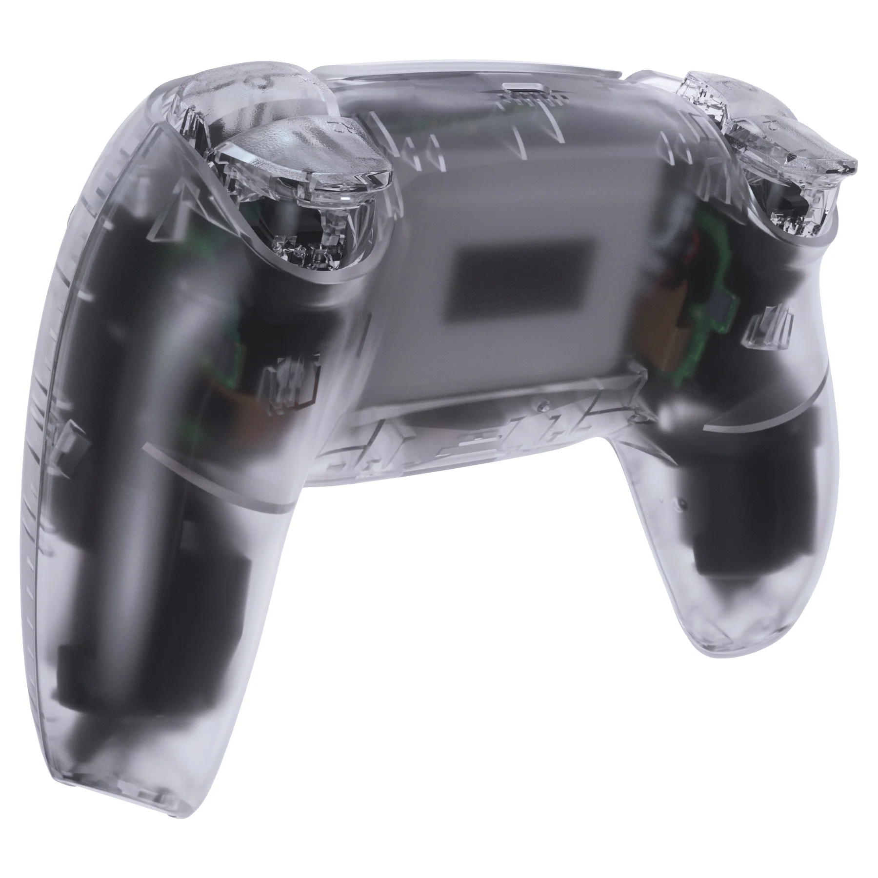 eXtremeRate Replacement Full Set Shells with Buttons Compatible with PS5 Controller BDM-030/040/050 - Clear - Image 5
