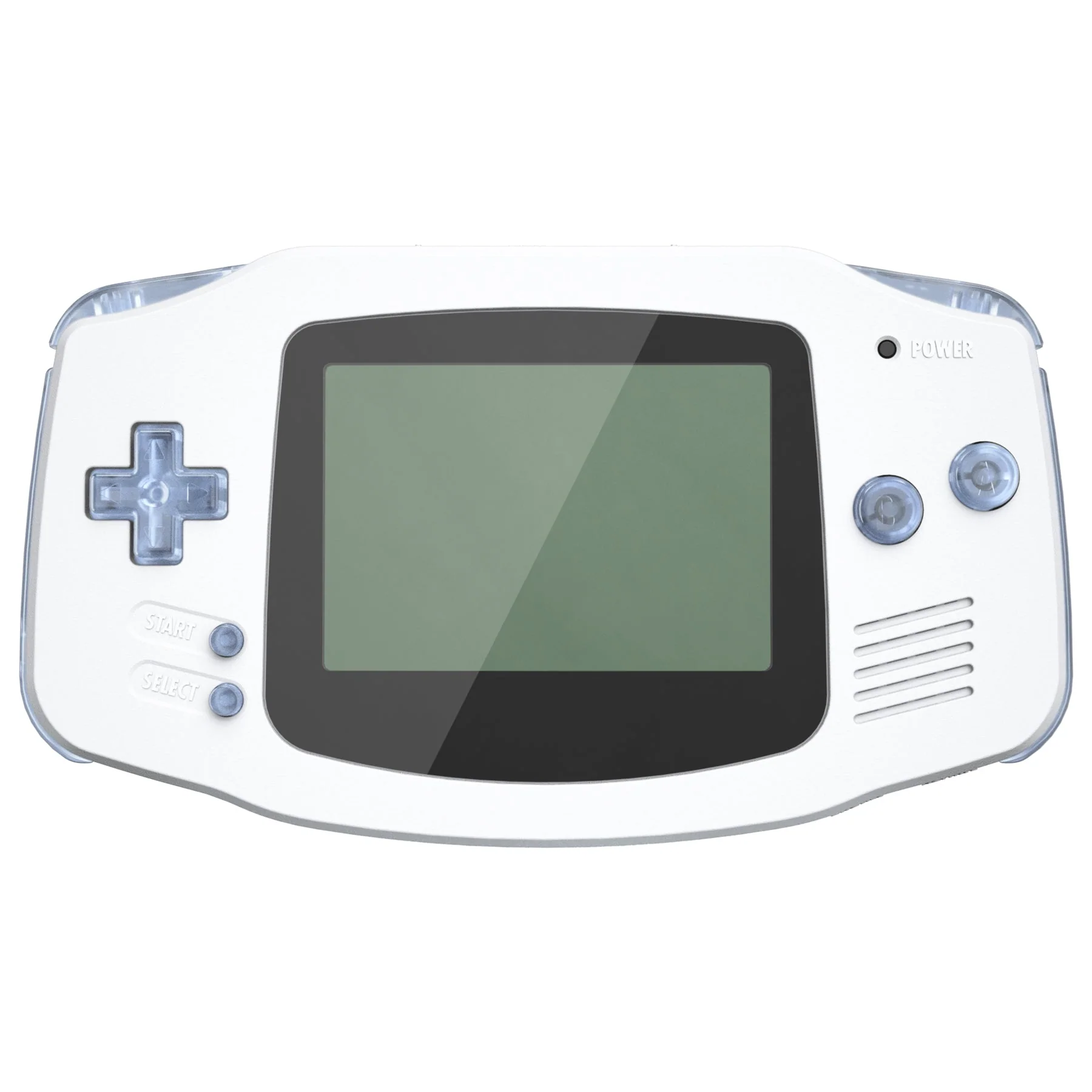 eXtremeRate GBA Replacement Full Set Buttons for Gameboy Advance - Clear Glacier Blue - Image 3