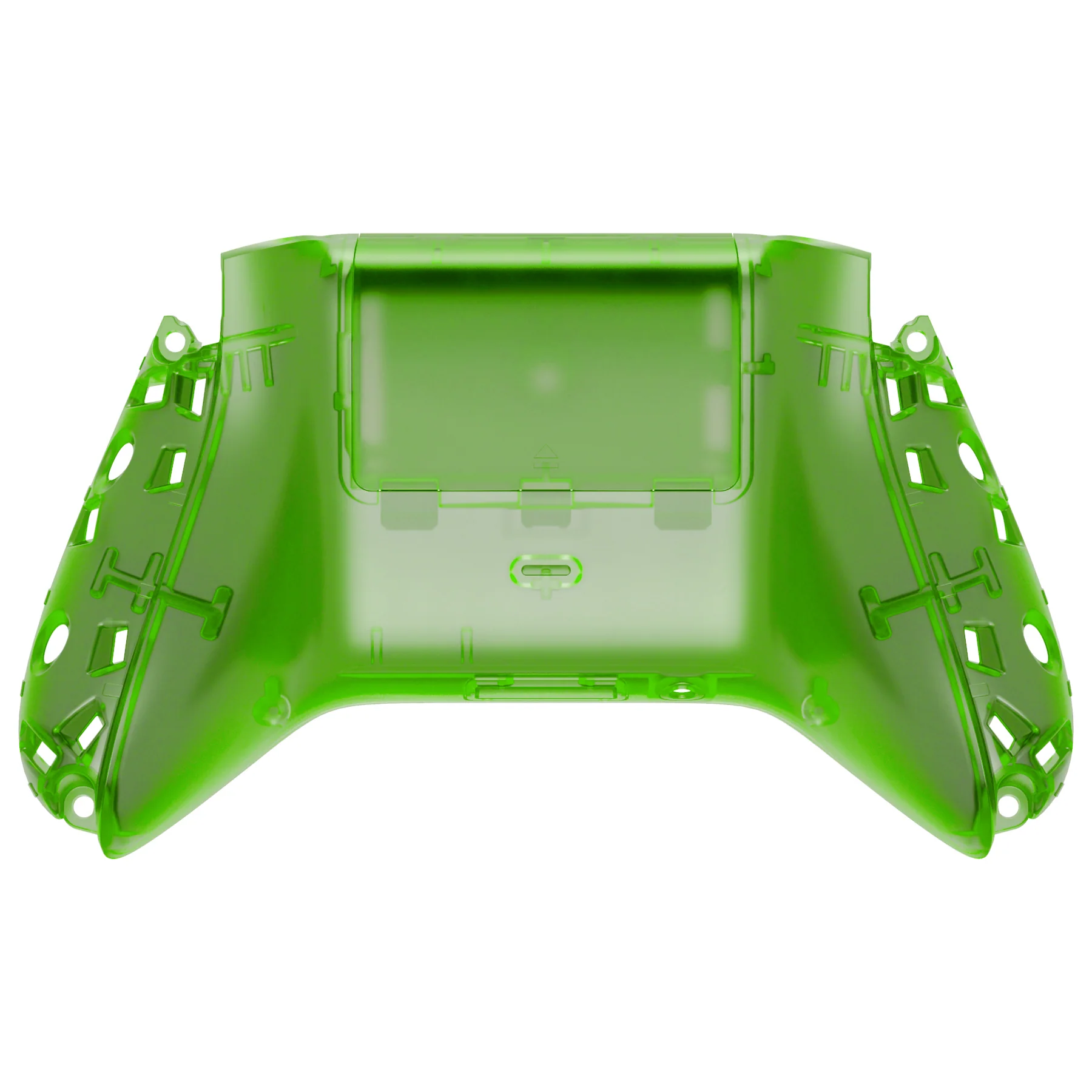 eXtremeRate Replacement Bottom Shell with Battery Cover for Xbox Series X & S Controller - Clear Green
