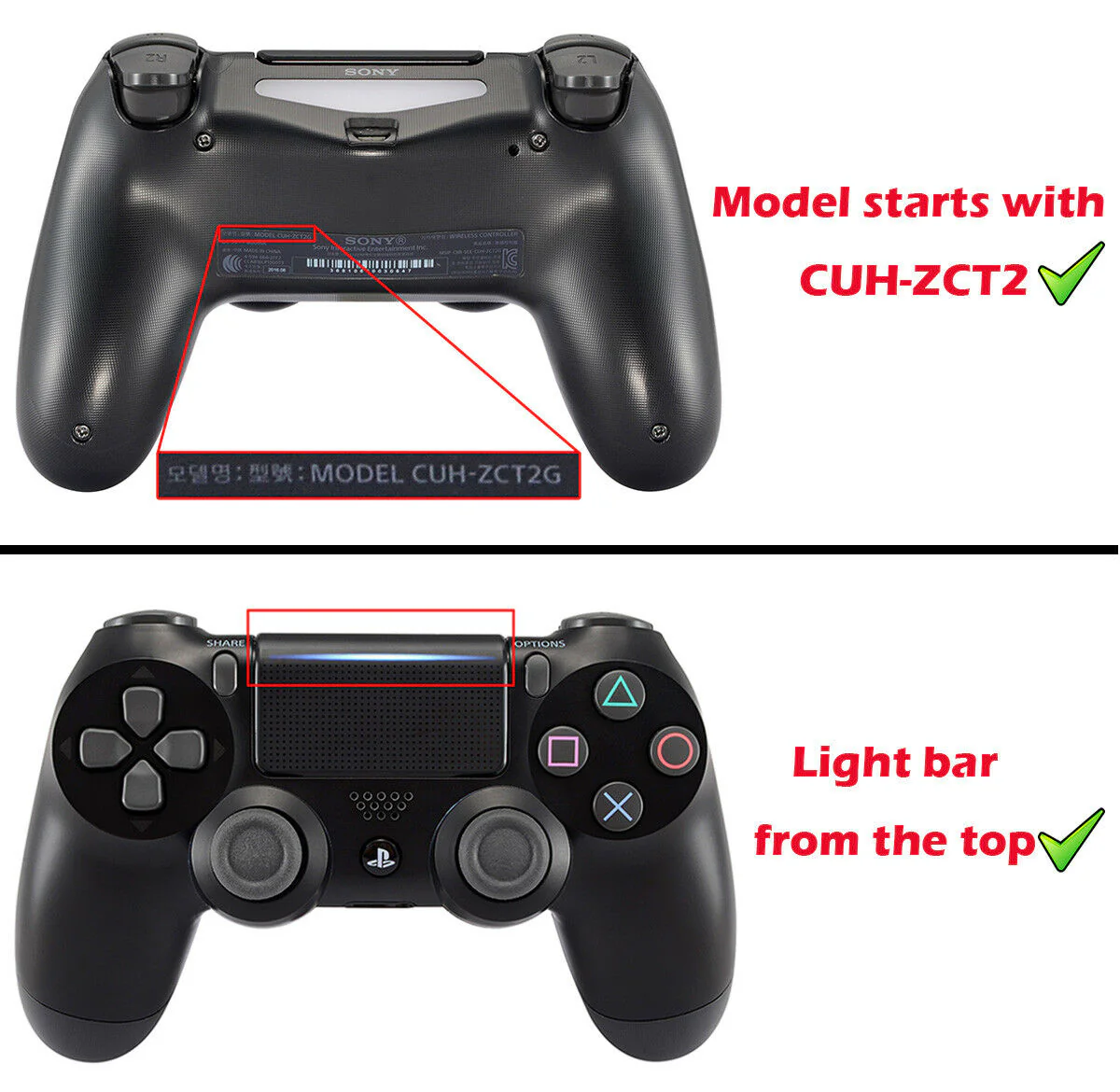 eXtremeRate Replacement Full Set Shell with Buttons for PS4 Slim Pro Controller Controller (CUH-ZCT2 JDM-040/050/055) - Clear - Image 3