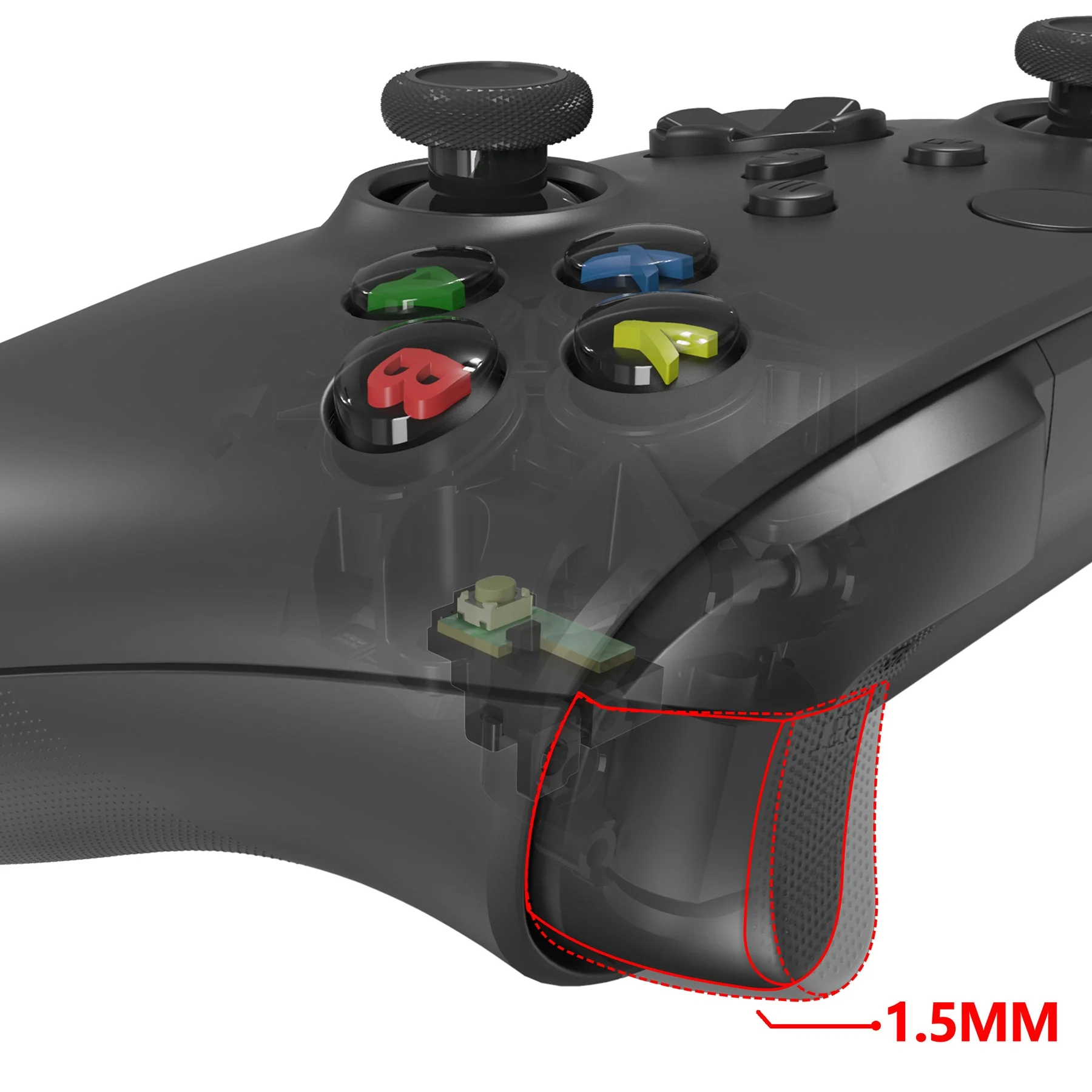 eXtremeRate Clicky Hair Trigger Kit for Xbox Series X & S Controller (Model 1914)