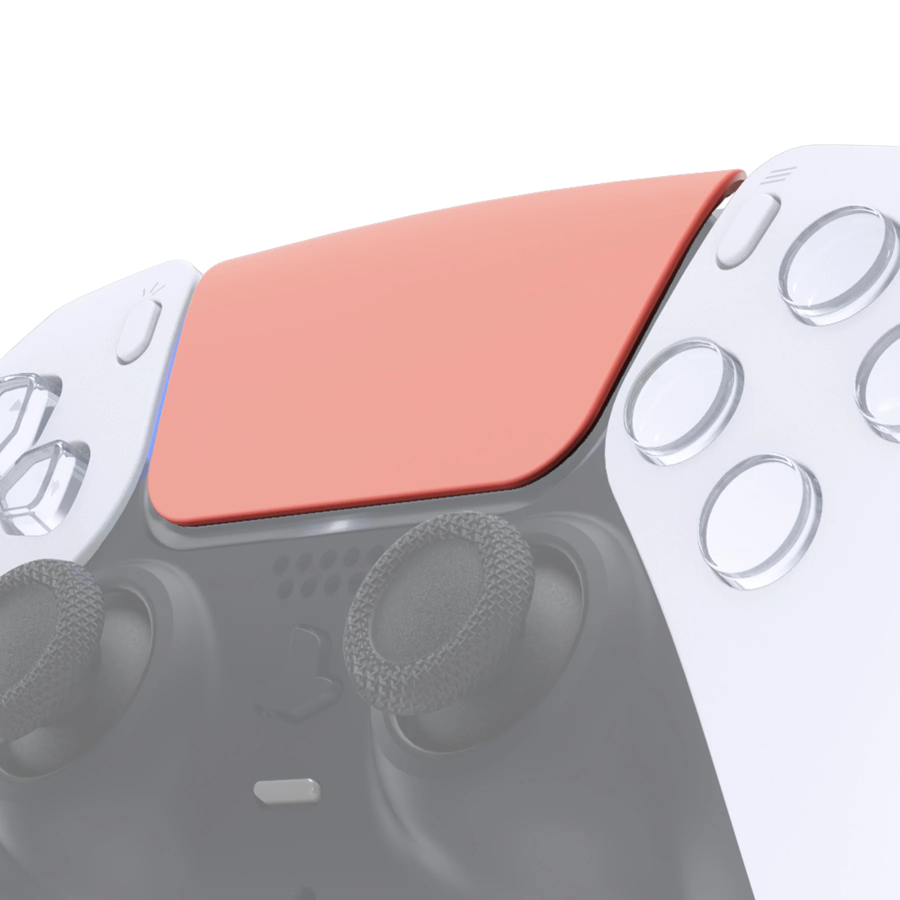 eXtremeRate Replacement Custom Touchpad Cover Compatible with PS5 Controller BDM-010/020/030/040/050/060 - Coral