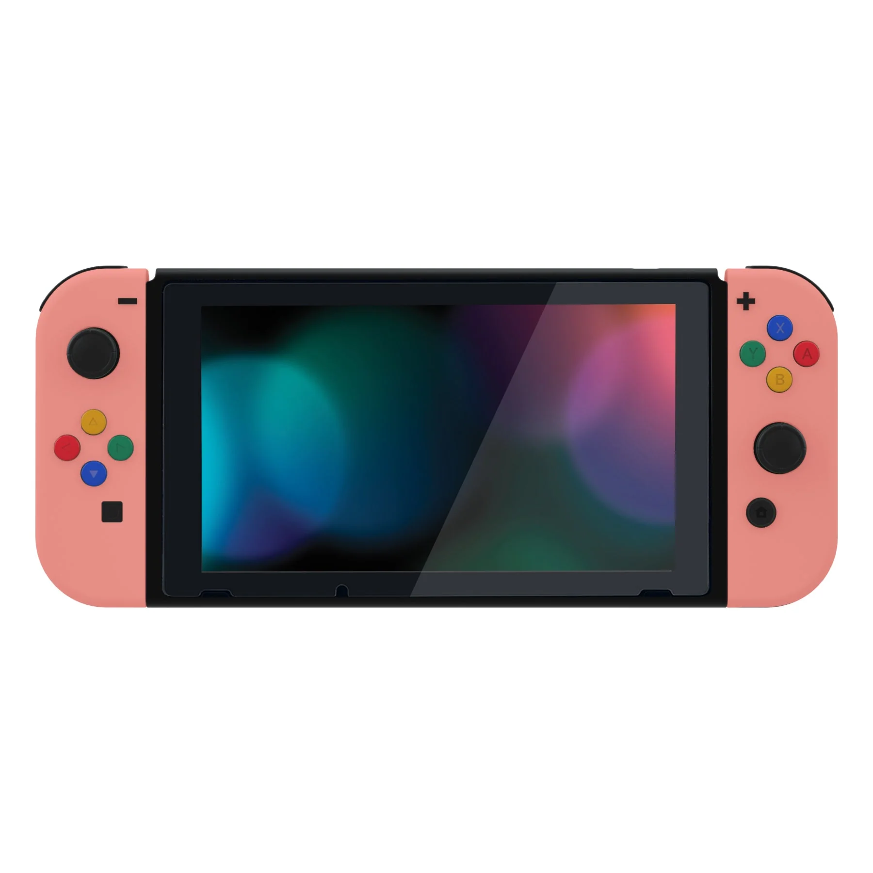 eXtremeRate Replacement Full Set Shells with Buttons for Nintendo Switch - Coral - Image 7