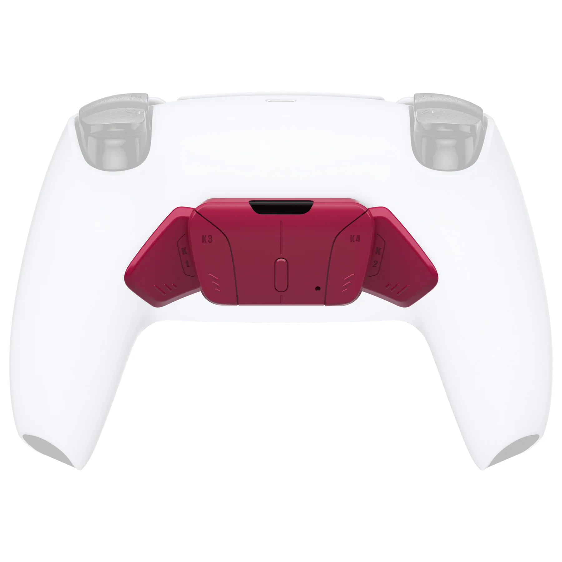 eXtremeRate Replacement Redesigned K1 K2 K3 K4 Back Buttons Housing Shell for eXtremeRate RISE4 Remap Kit, Compatible with PS5 Controller - Cosmic Red