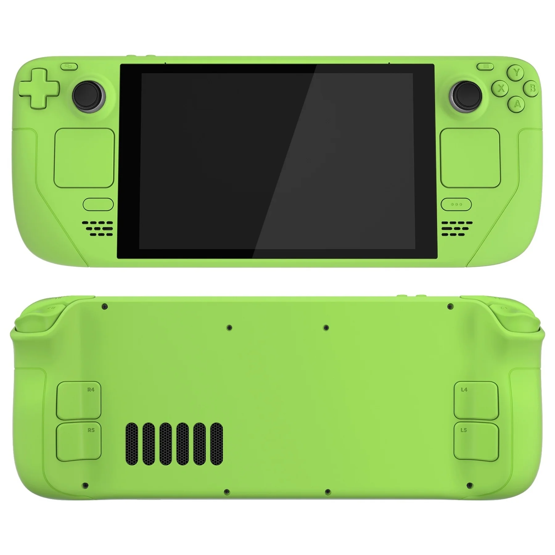 eXtremeRate Custom Full Set Shell with Buttons for Steam Deck LCD - Green