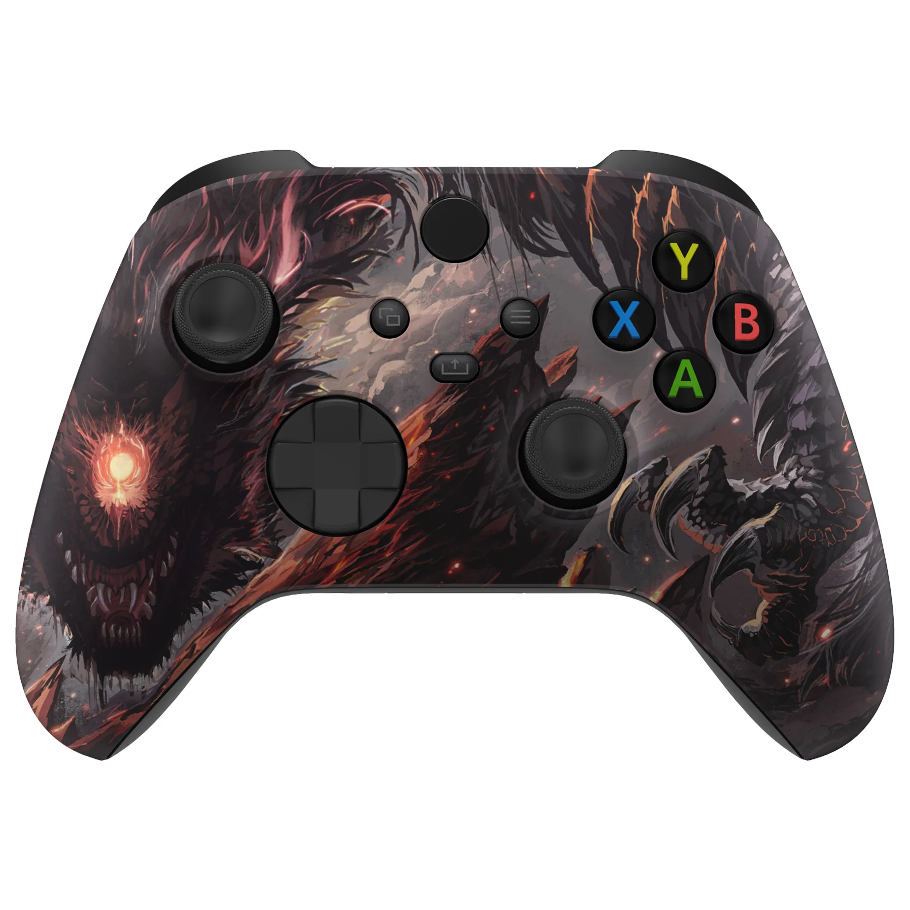 eXtremeRate Replacement Front Housing Shell for Xbox Series X & S Controller - Cyclops Dragon