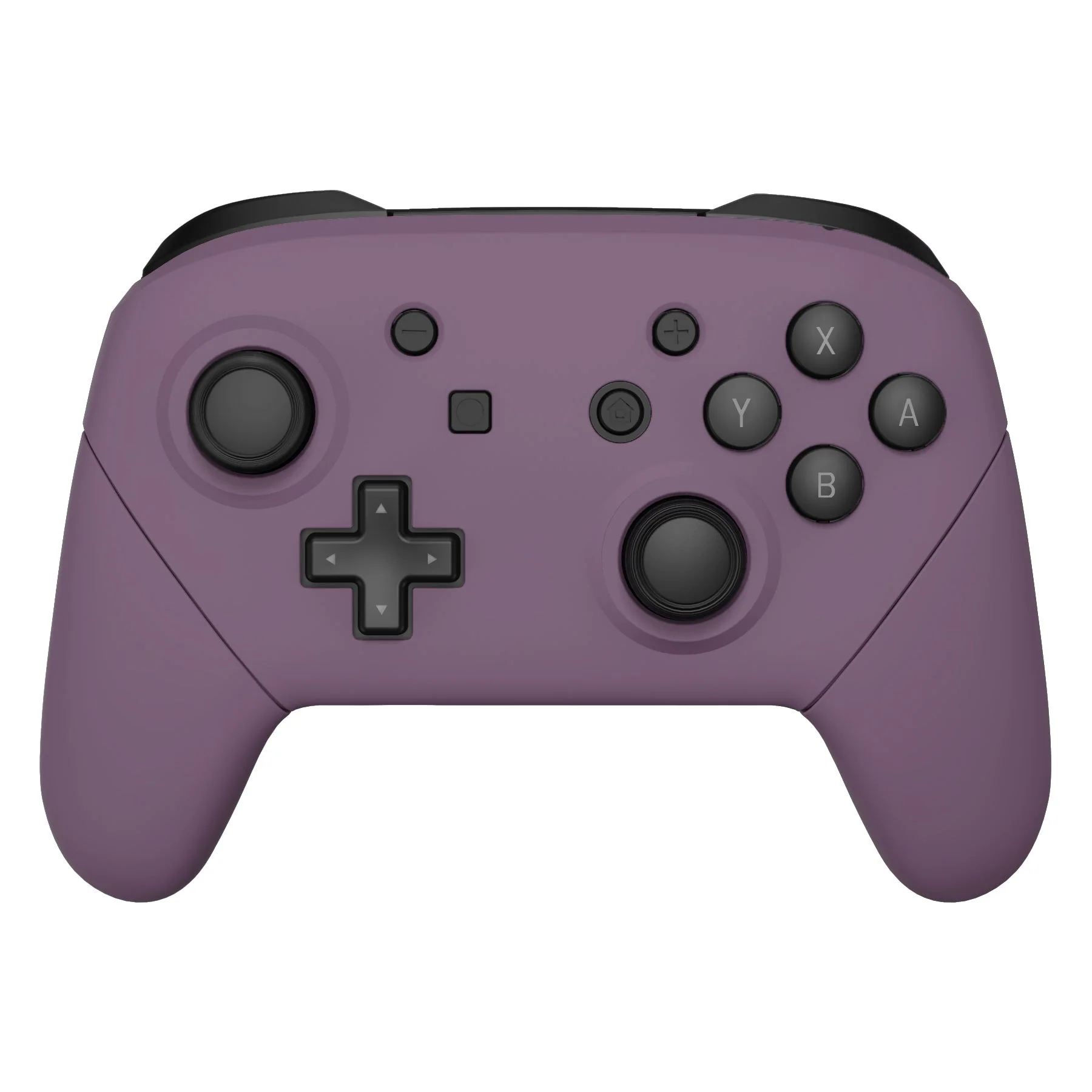 eXtremeRate Replacement Full Set Shell Faceplate Backplate Handles for Nintendo Switch Pro - Dark Grayish Violet - Image 3