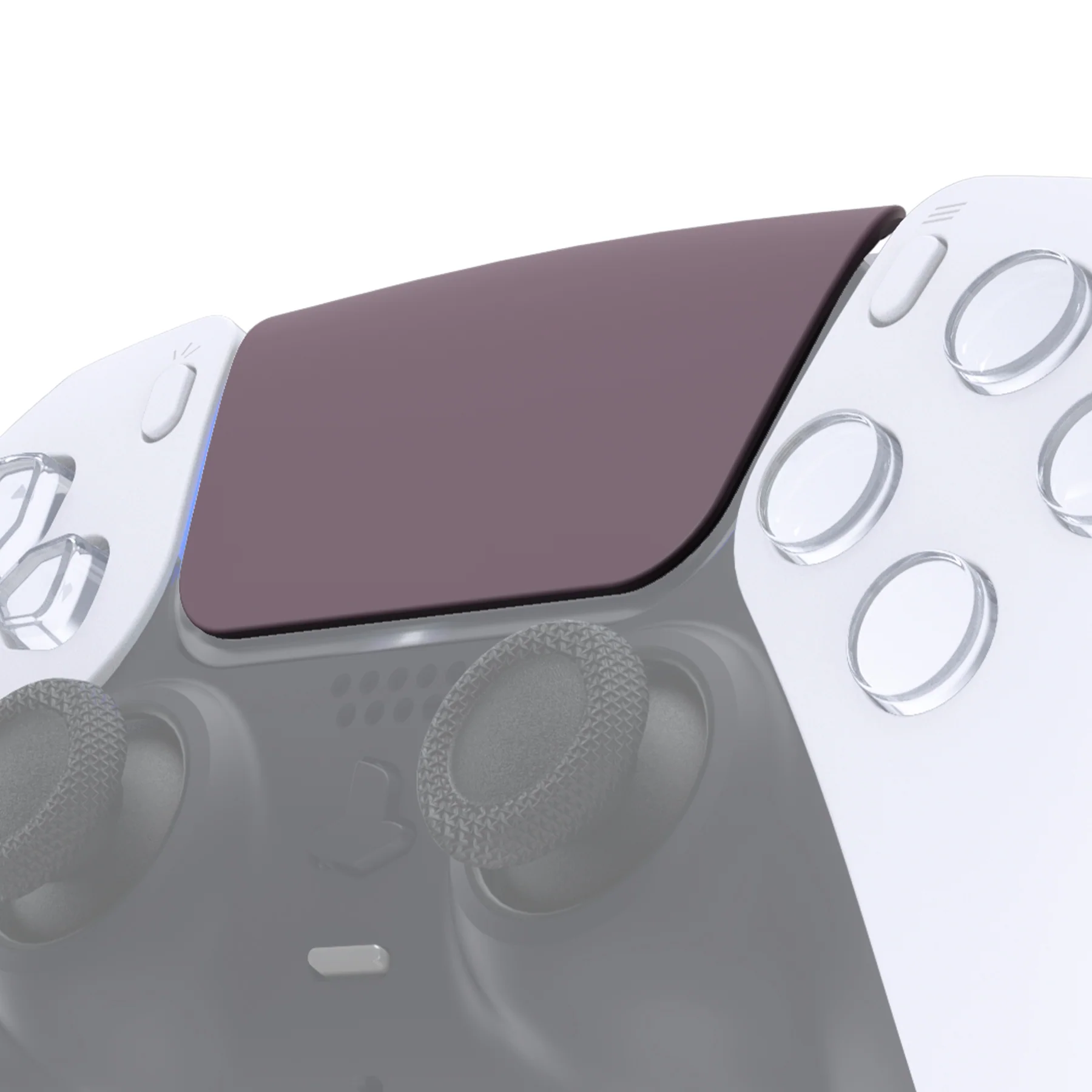 eXtremeRate Replacement Custom Touchpad Cover Compatible with PS5 Controller BDM-010/020/030/040/050/060 - Dark Grayish Violet