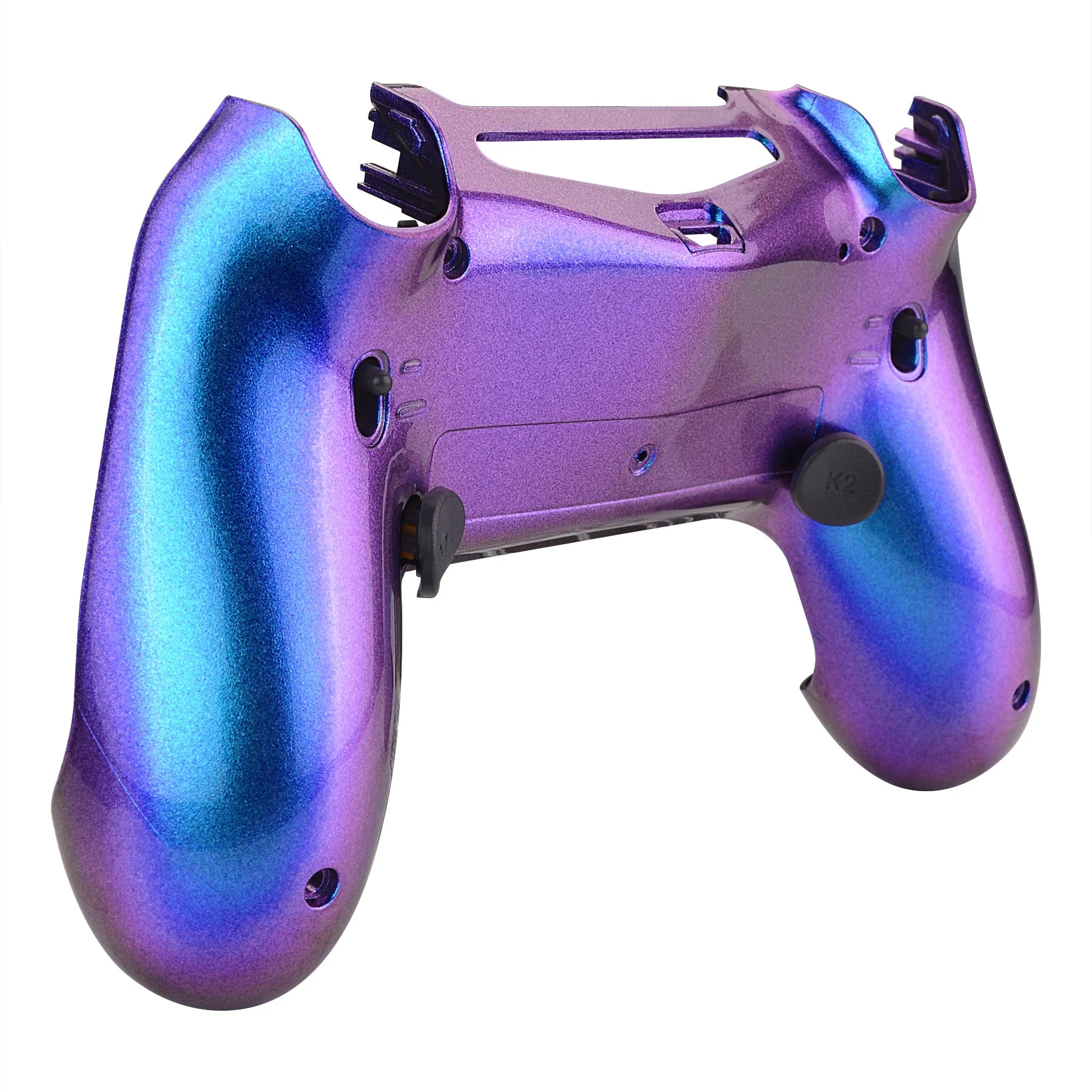 eXtremeRate Dawn 2.0 FlashShot Trigger Stop Remap Kit for PS4 Controller JDM 040/050/055 - Chameleon Purple Blue - Image 9