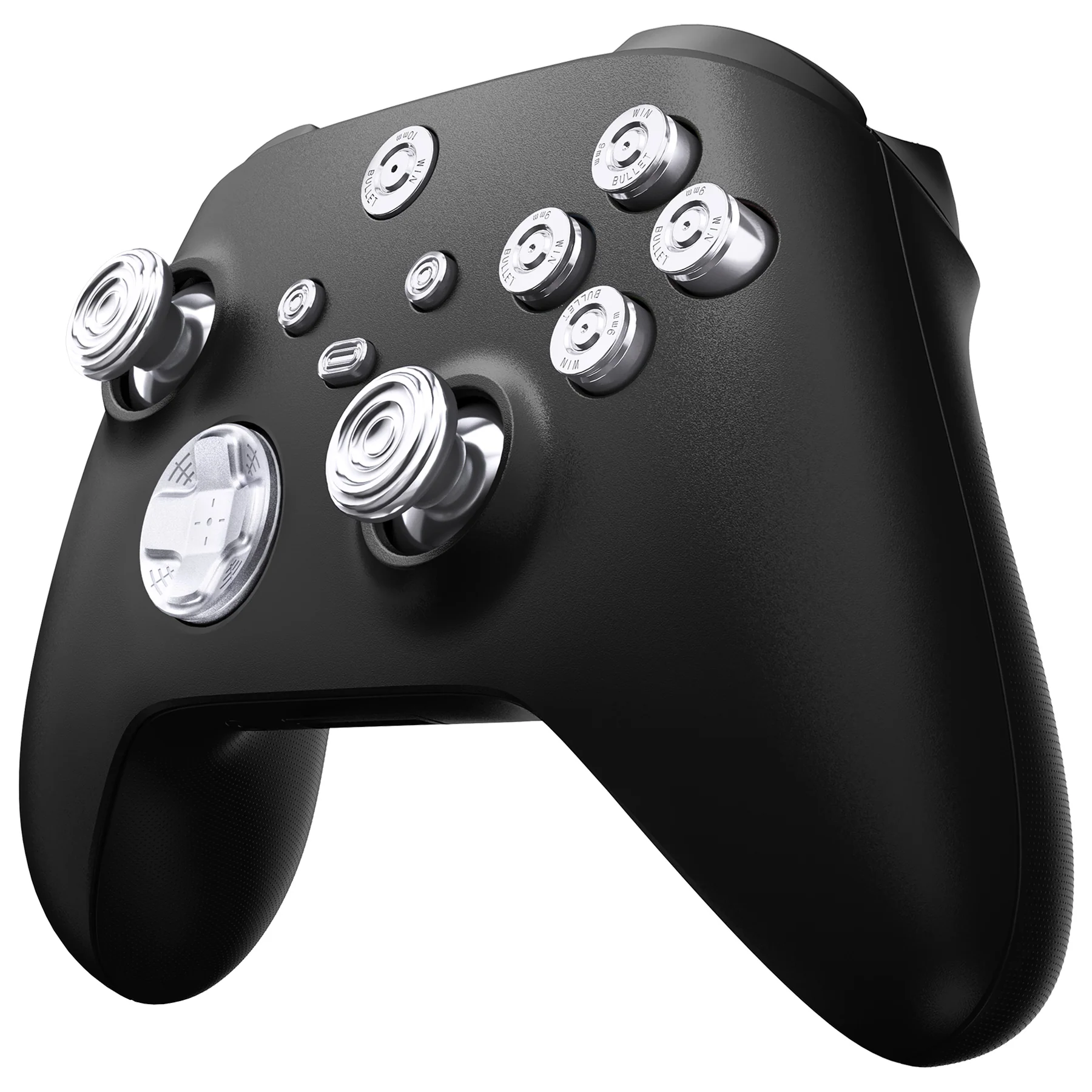 eXtremeRate 11 in 1 Custom Gold Metal Buttons for Xbox Series X/S Controller & Xbox Core Controller - Silver - Image 9