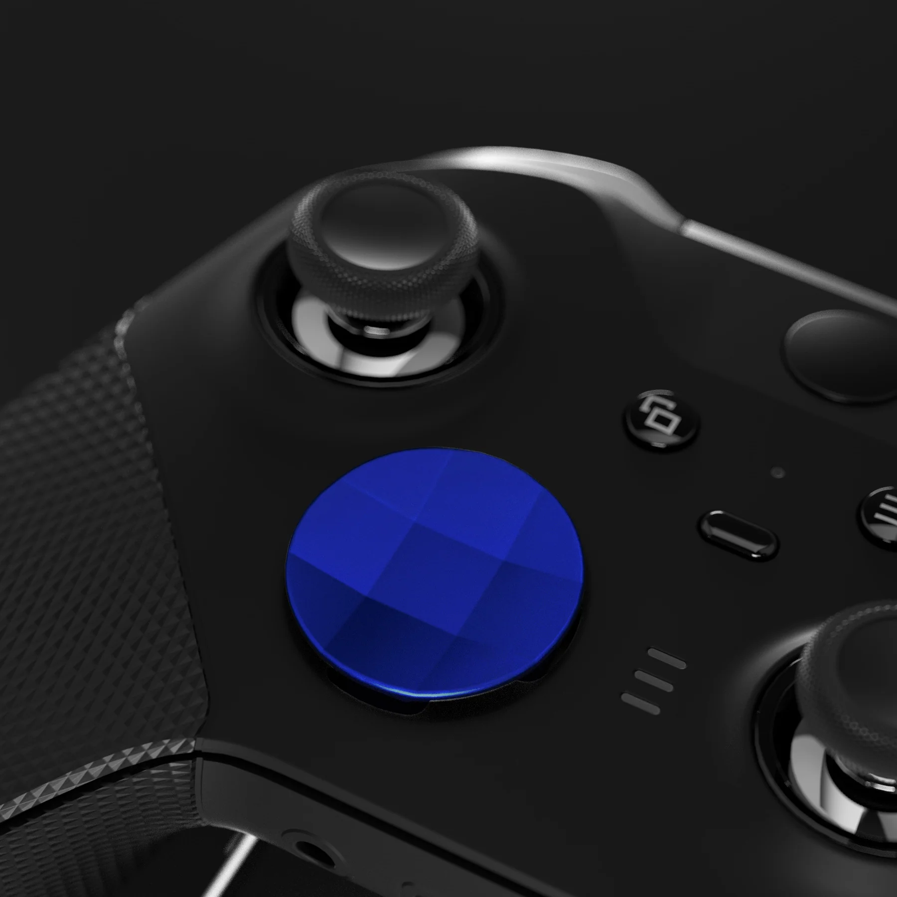eXtremeRate 2 pcs Metalic Magnetic Stainless Steel D-Pads for Xbox One Elite (Model 1698) & Xbox One Elite Series 2 & Elite 2 Core Controller (Model 1797) - Blue - Image 7