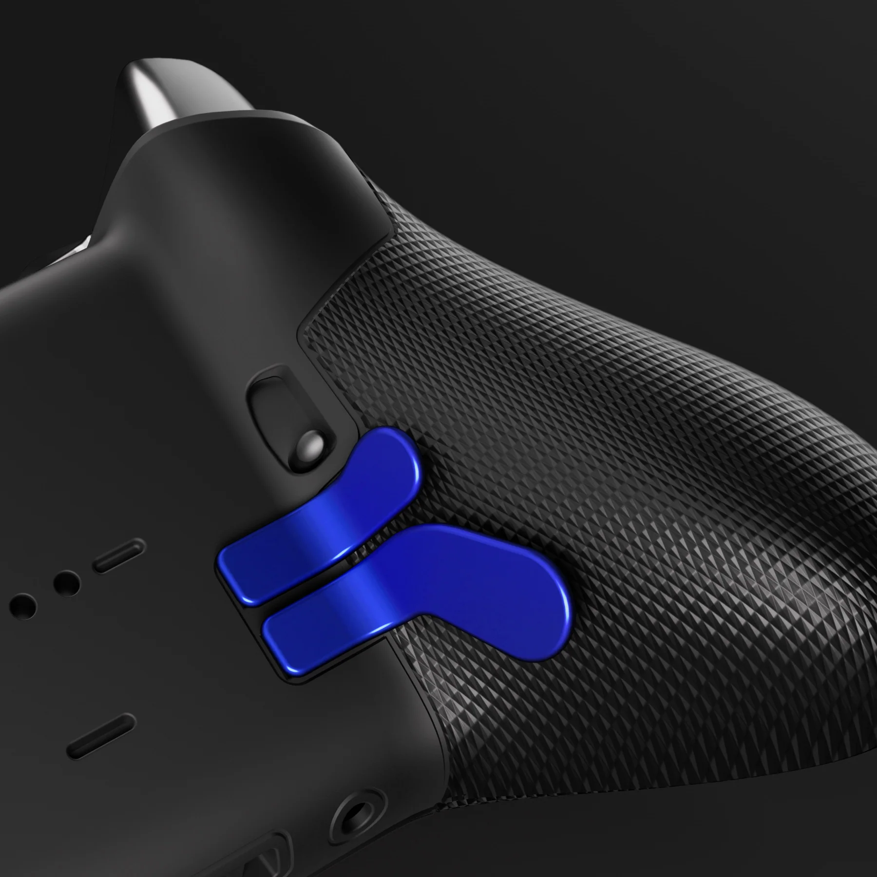 eXtremeRate 6 in 1 Replacement Metallic Magnetic Stainless Steel Back Paddles and D-Pads Kits for Xbox One Elite & Xbox Elite Series 2 & Elite 2 Core Controller - Blue - Image 7