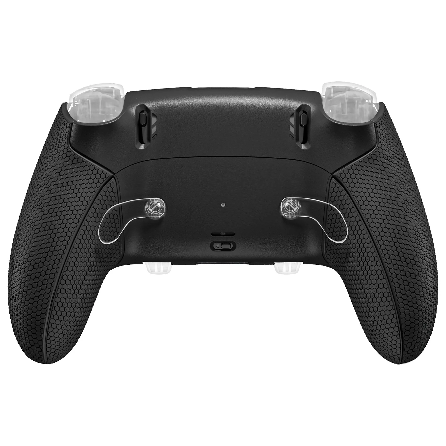 eXtremeRate Beyond-ARC Bottom Shell Kit with Rubberised Grip for PS5 Edge Controller - Black