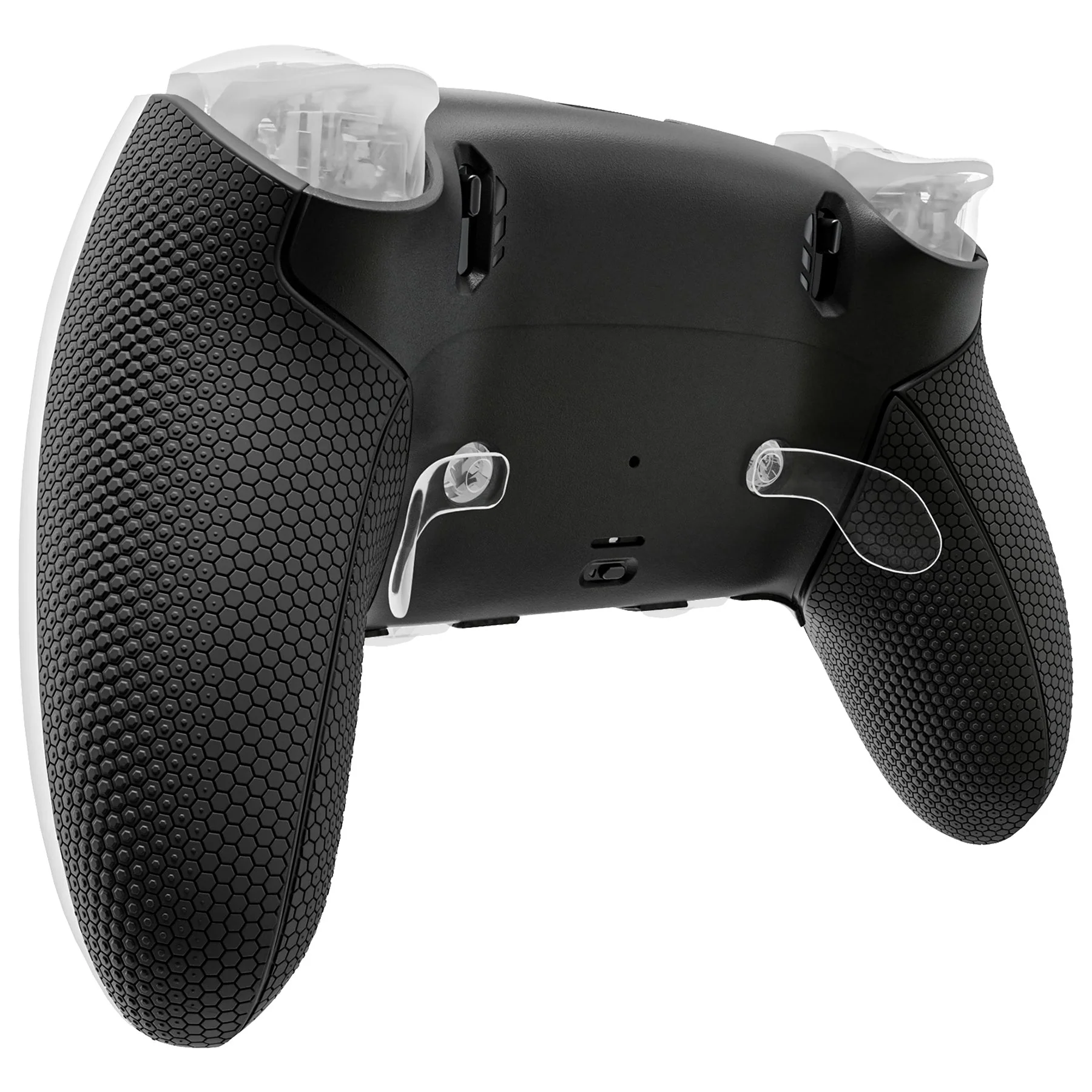 eXtremeRate Beyond-ARC Bottom Shell Kit with Rubberised Grip for PS5 Edge Controller - Black - Image 4