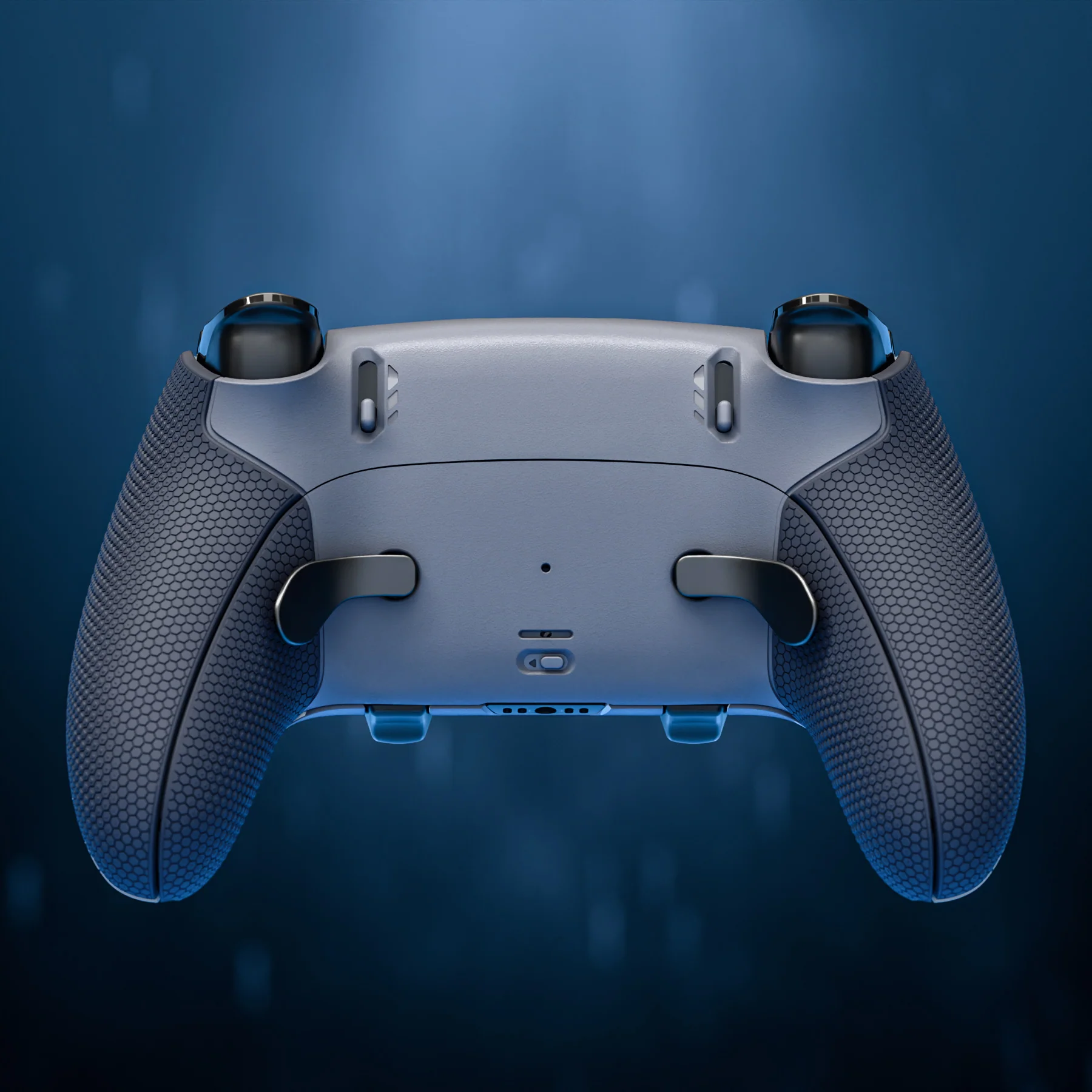 eXtremeRate Beyond-ARC Bottom Shell Kit with Rubberised Grip for PS5 Edge Controller - New Hope Gray & Classic Gray - Image 9